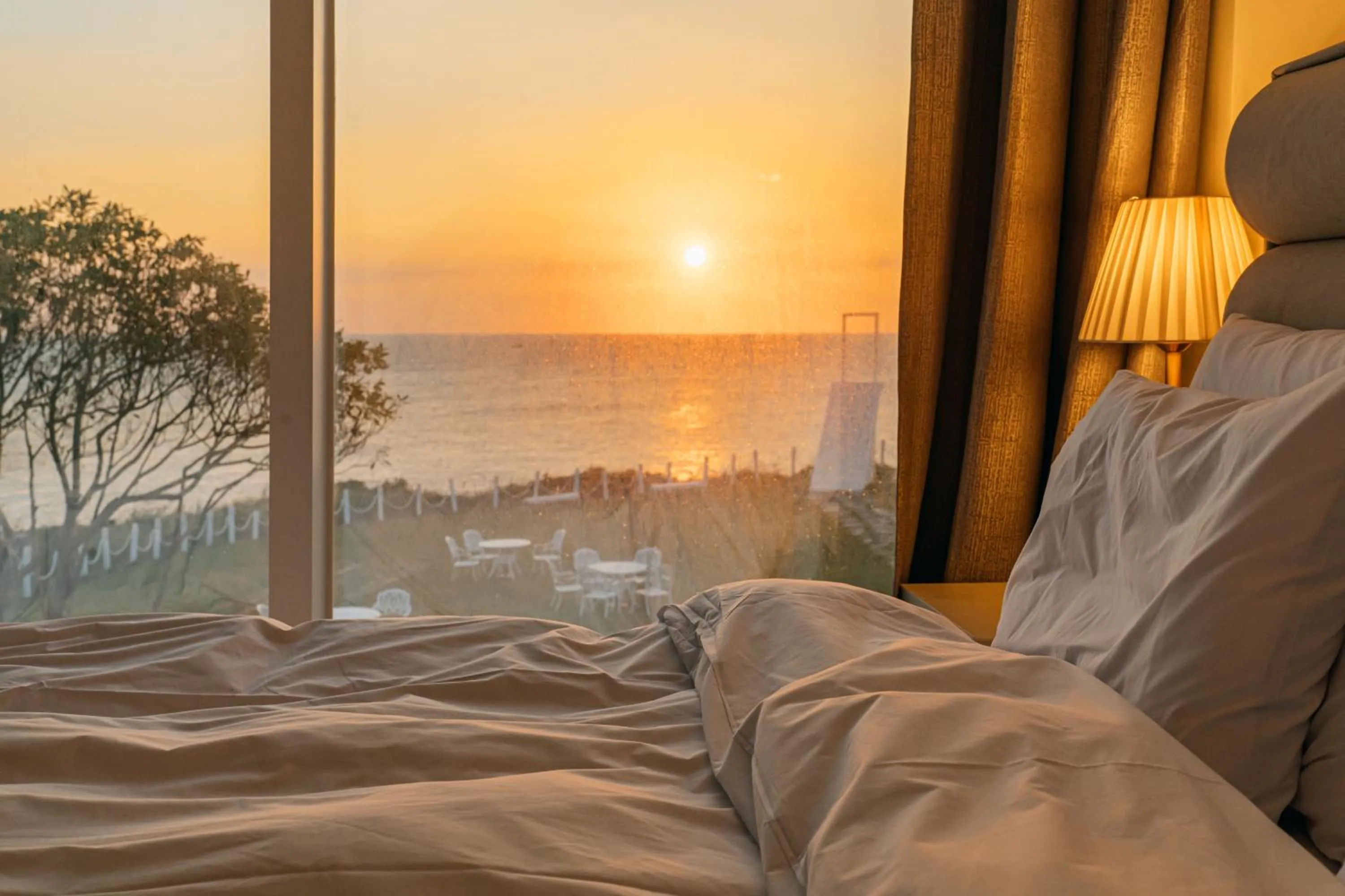 Bed in Haeilri Pool&SPA Hotel