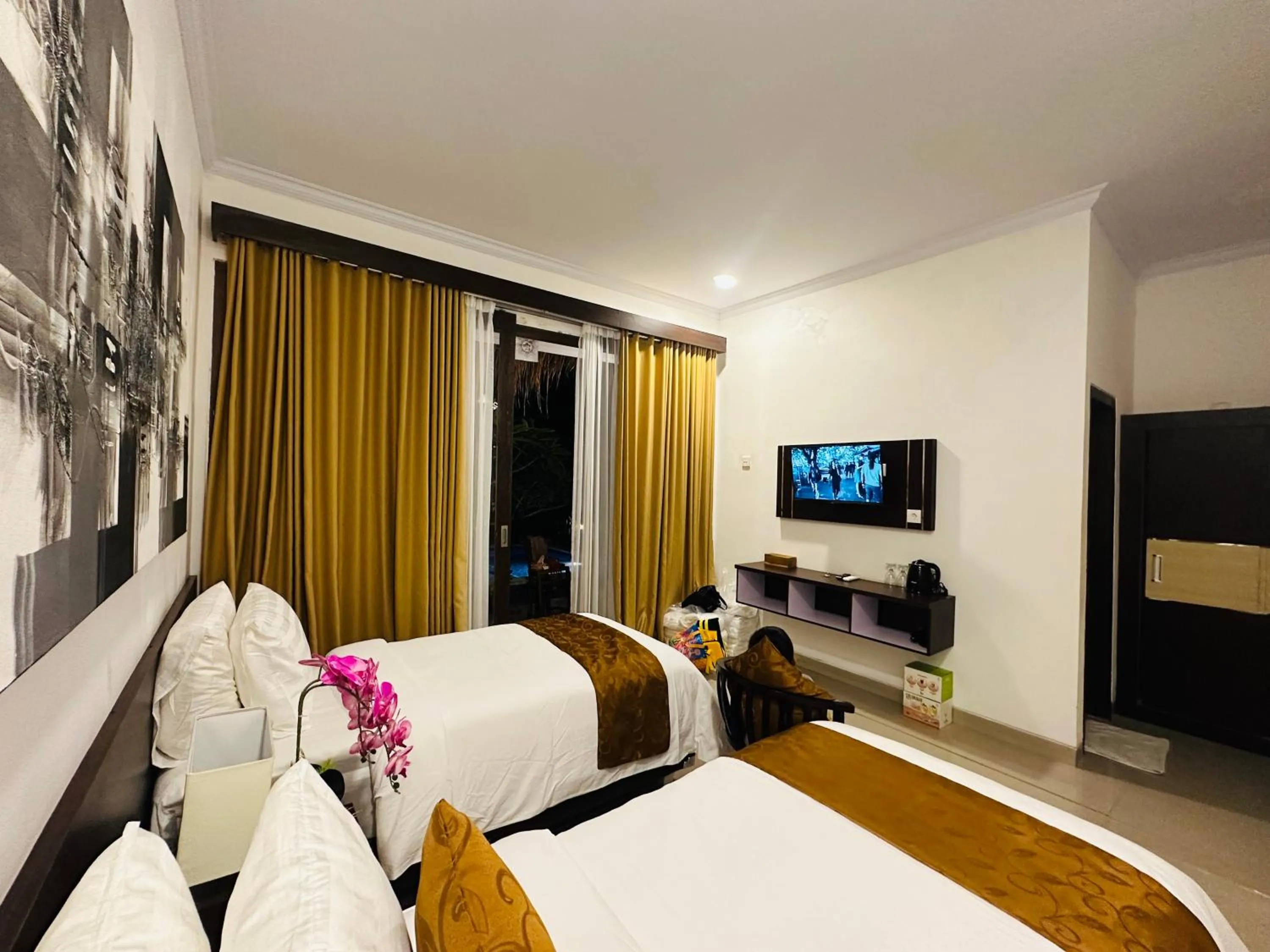 Bed in Maliqa Villas Nusa Penida