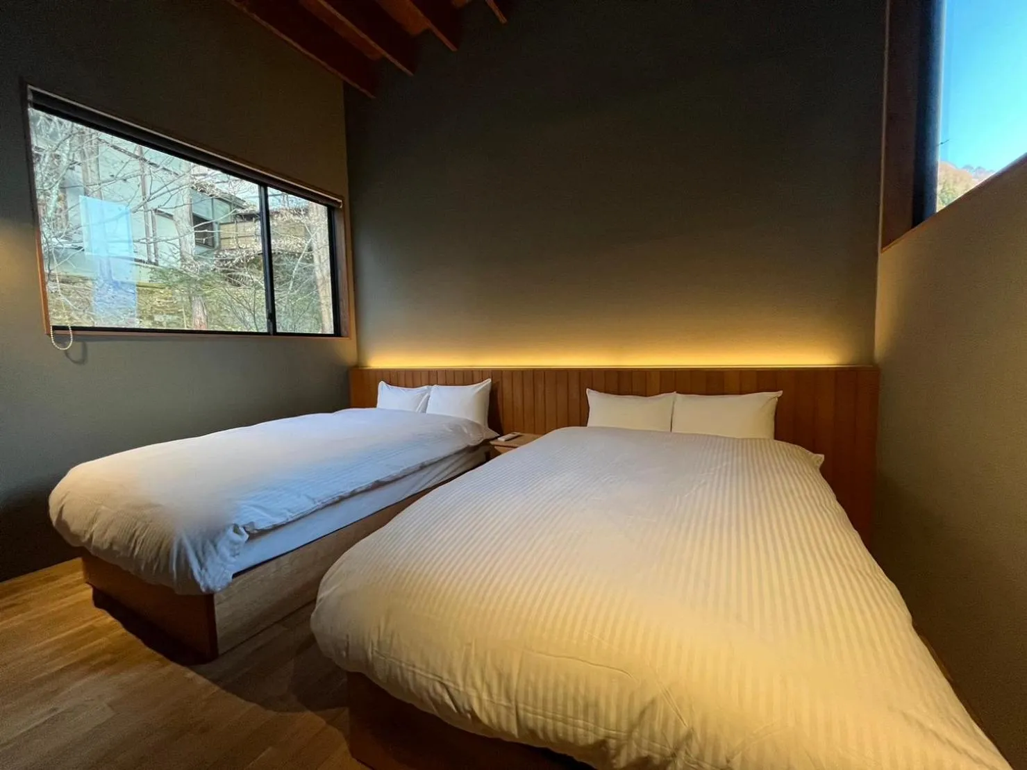 Bed in Hotarutei Villas