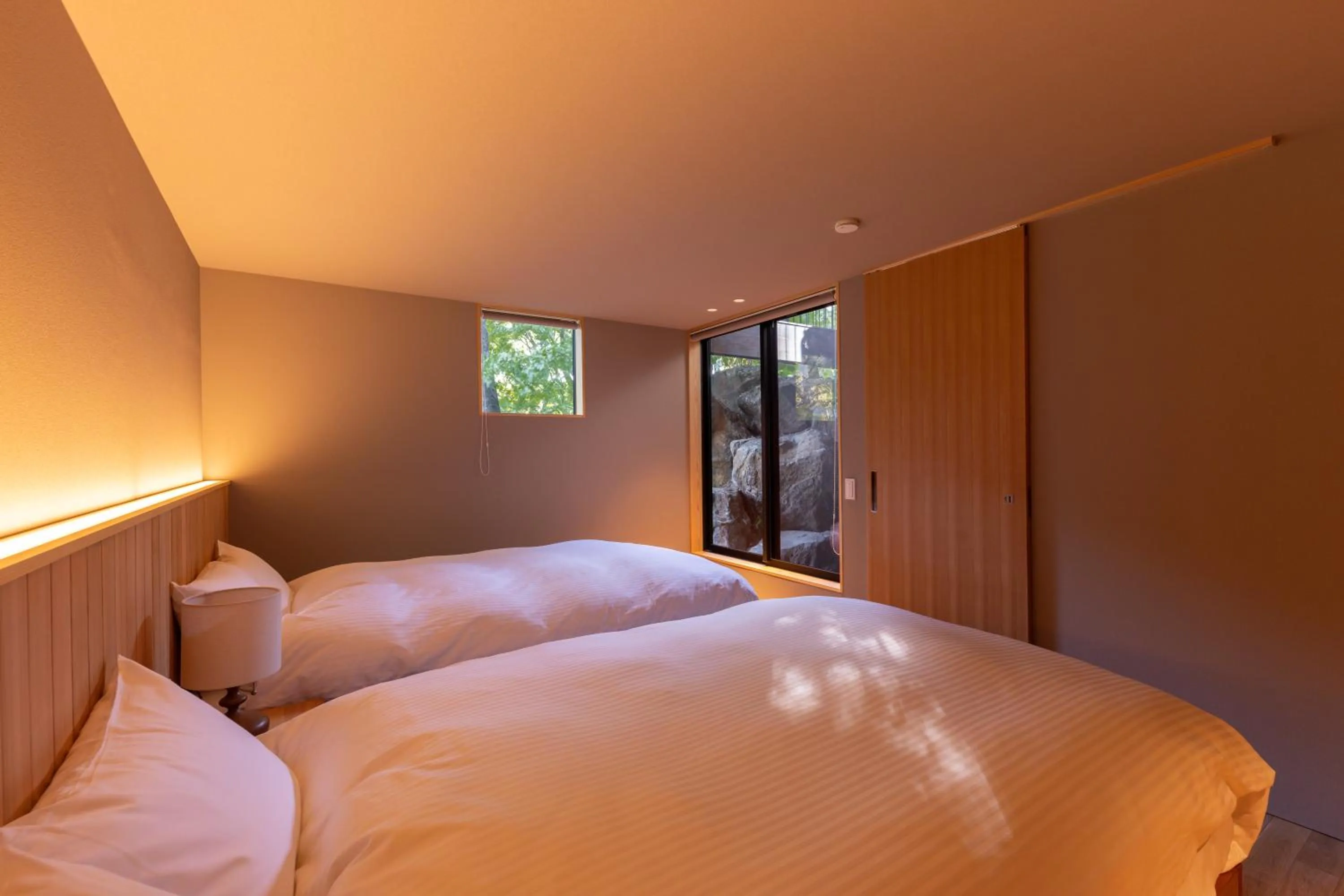 Bed in Hotarutei Villas