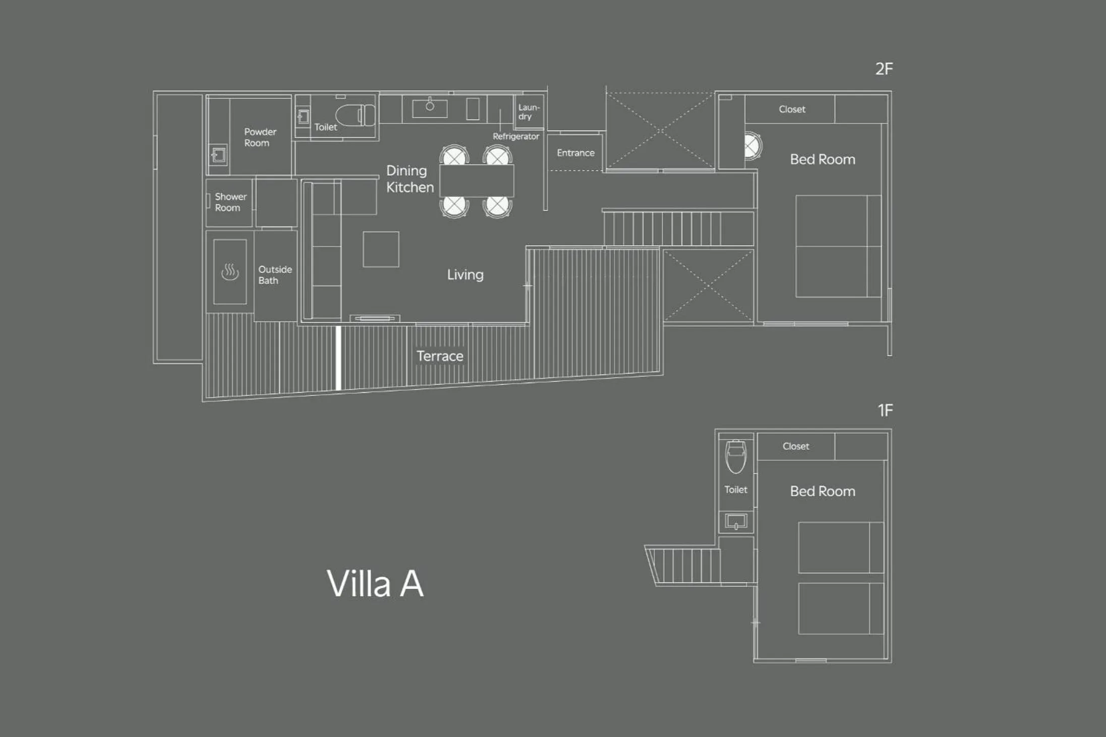 Floor plan in Hotarutei Villas