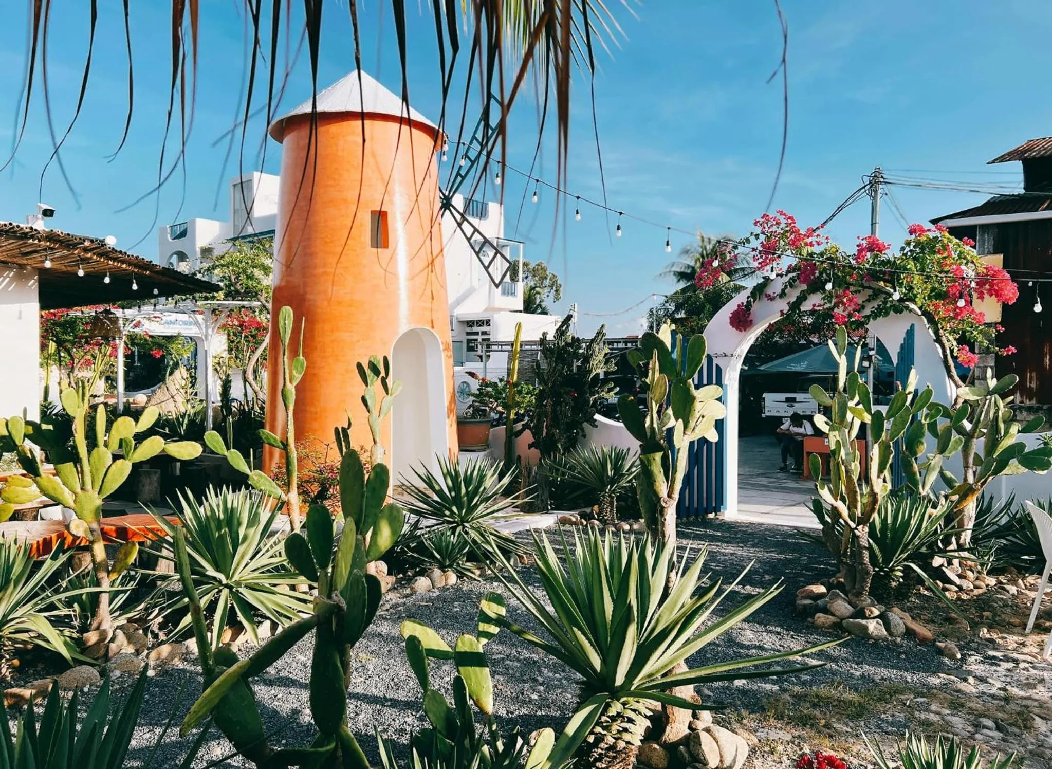 Natural landscape in Santorini Villa Cam Ranh