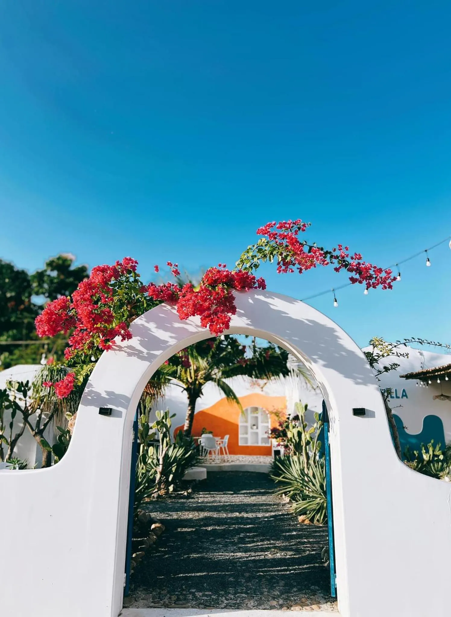 Natural landscape in Santorini Villa Cam Ranh