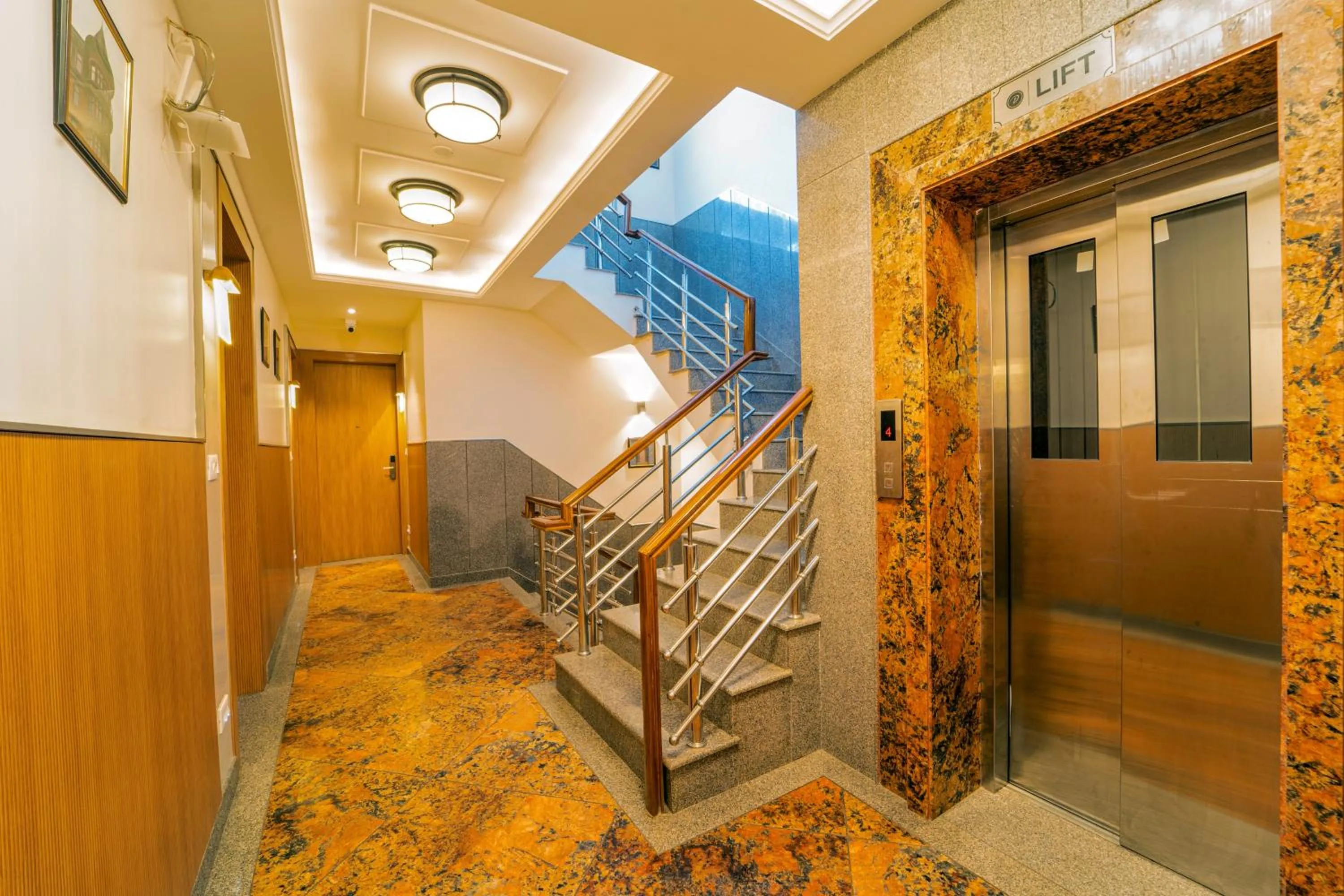 elevator in Hotel The Grand Dewan