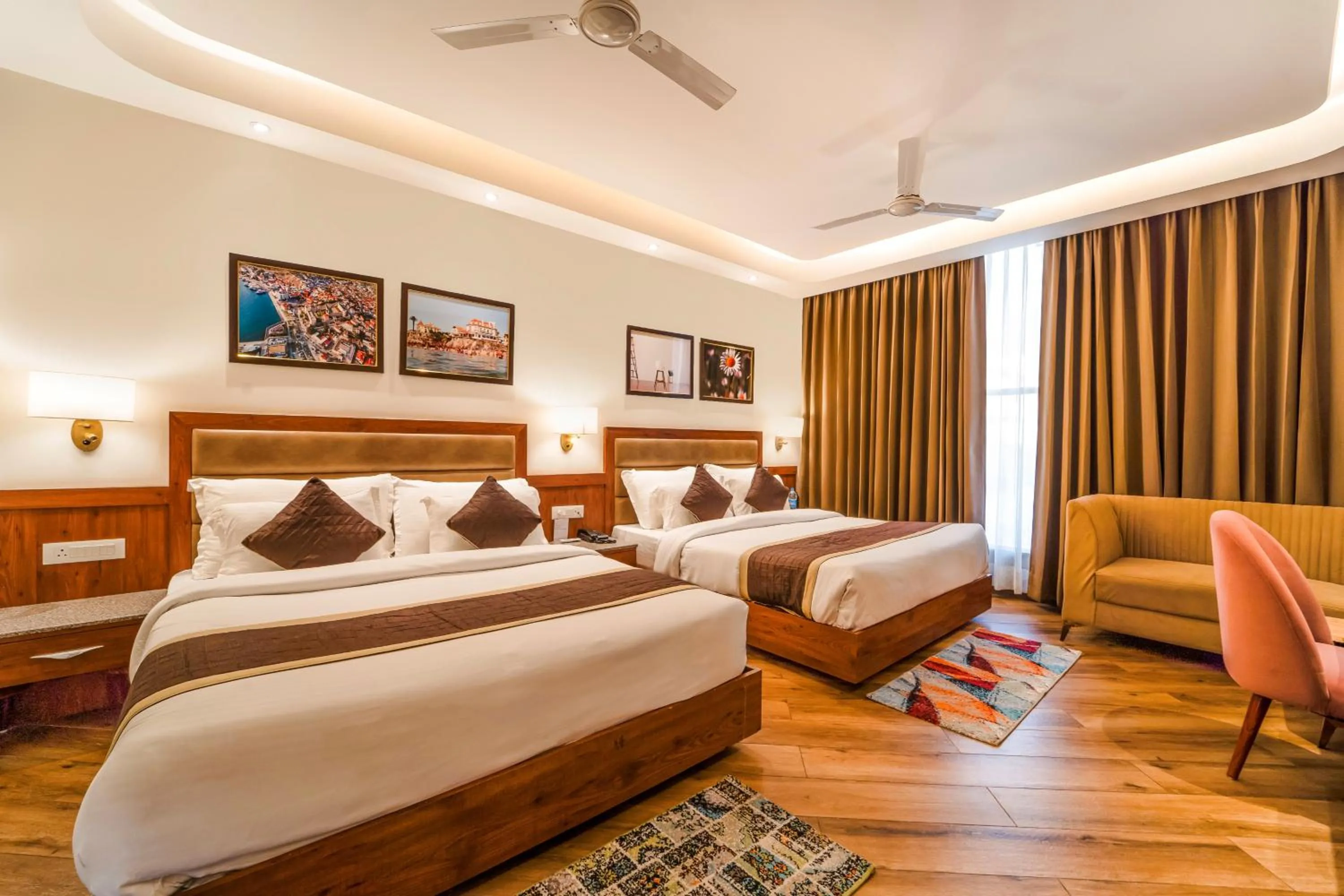 Bed in Hotel The Grand Dewan