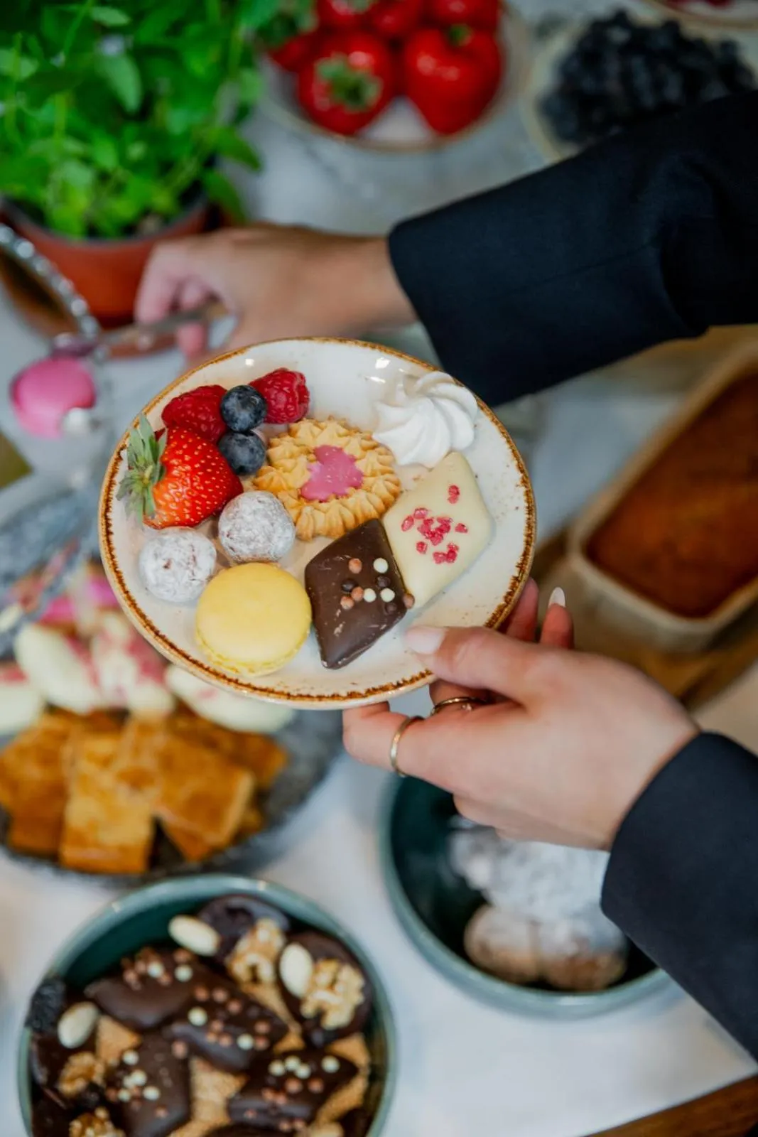 Food close-up in Steigenberger Airport Hotel Amsterdam