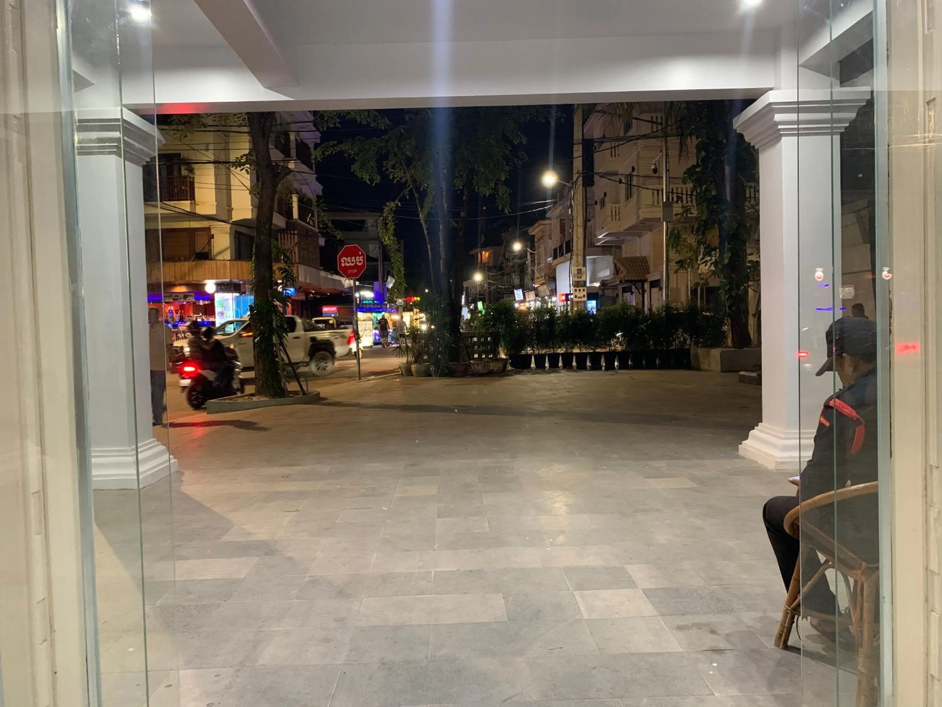 Property building in Nico’s Hotel and SkyBar