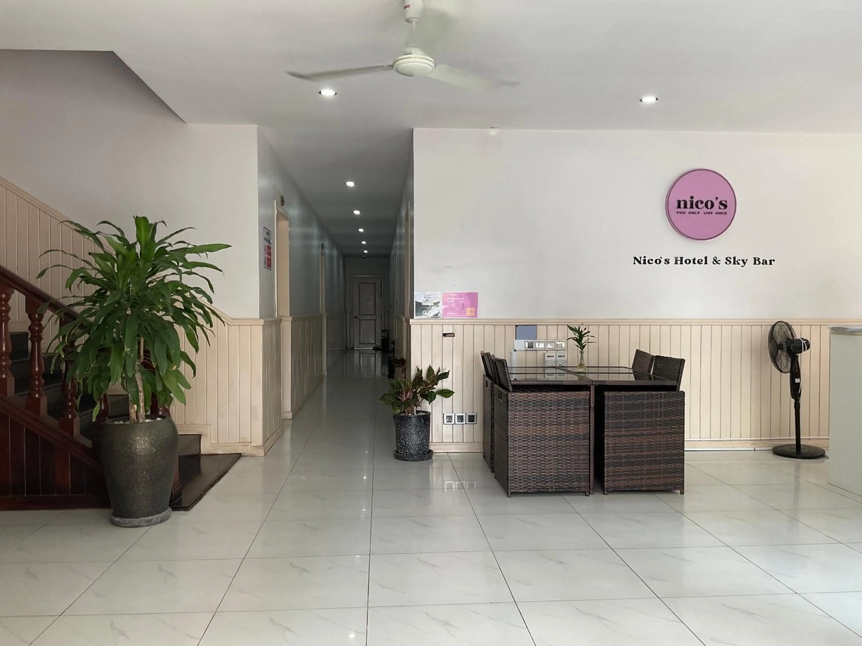 Lobby or reception in Nico’s Hotel and SkyBar