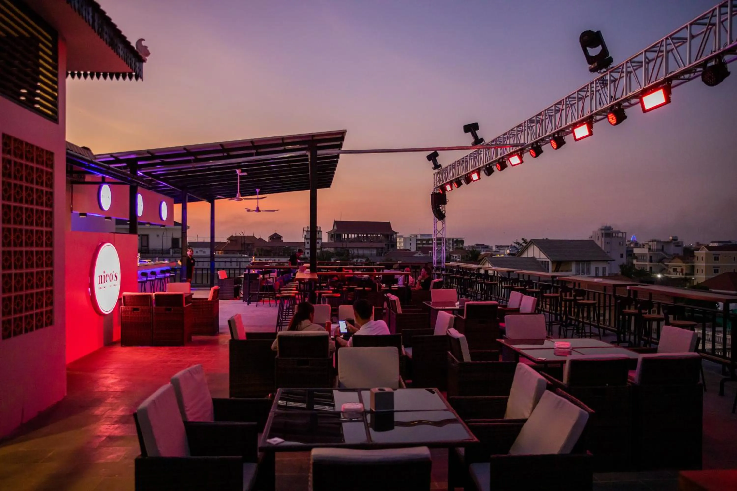 Lounge or bar in Nico’s Hotel and SkyBar