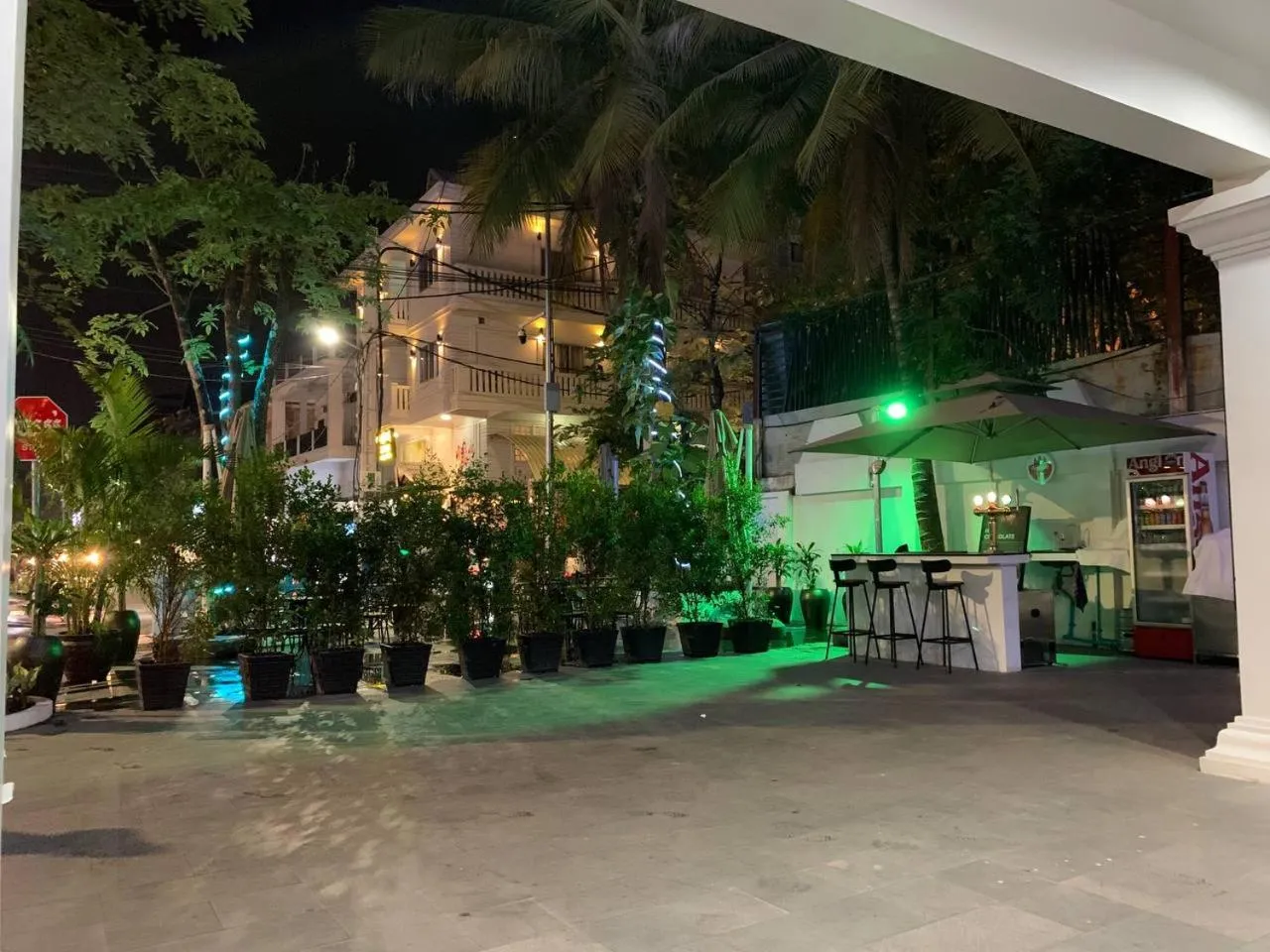 Property building in Nico’s Hotel and SkyBar