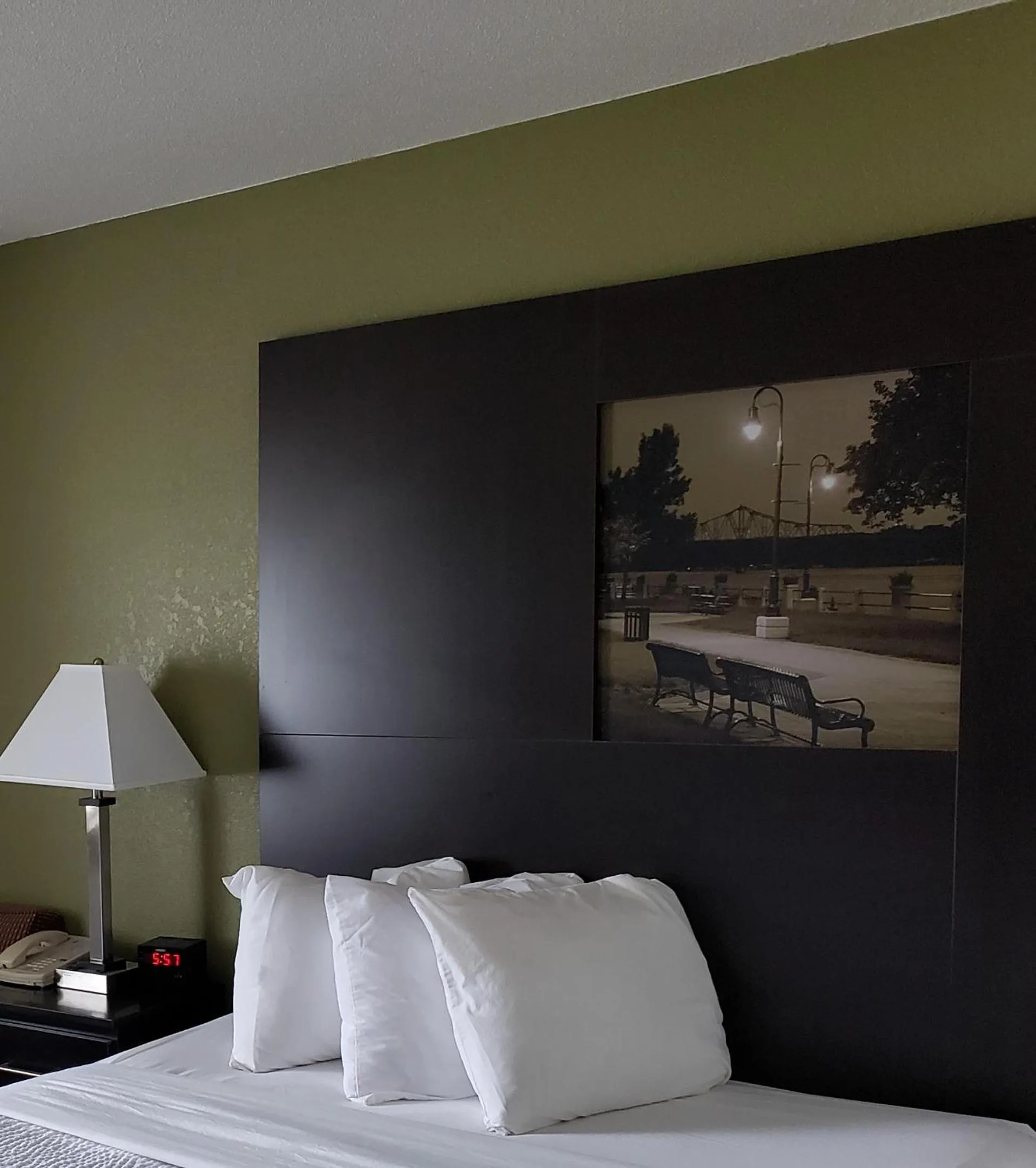 Bed in Super 8 by Wyndham La Crosse