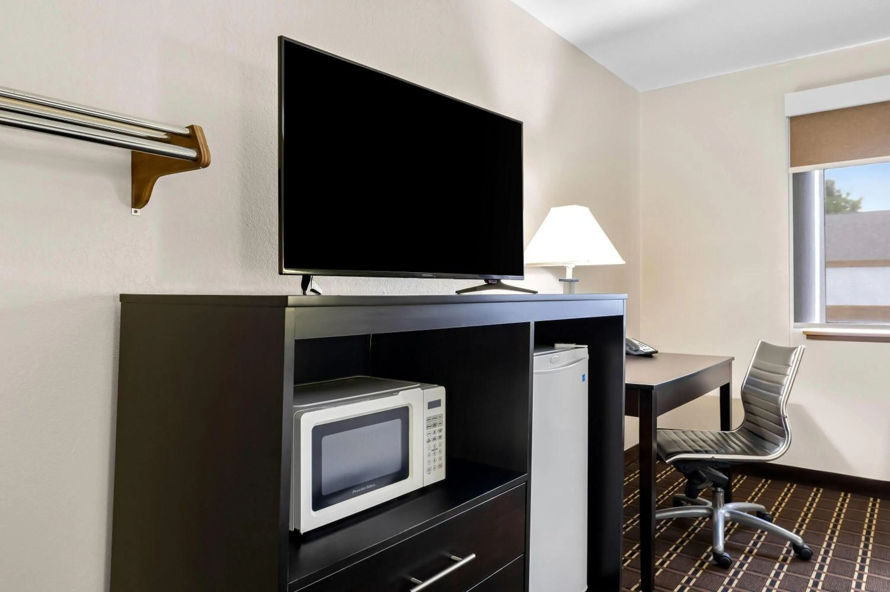 Bed in Super 8 by Wyndham La Crosse