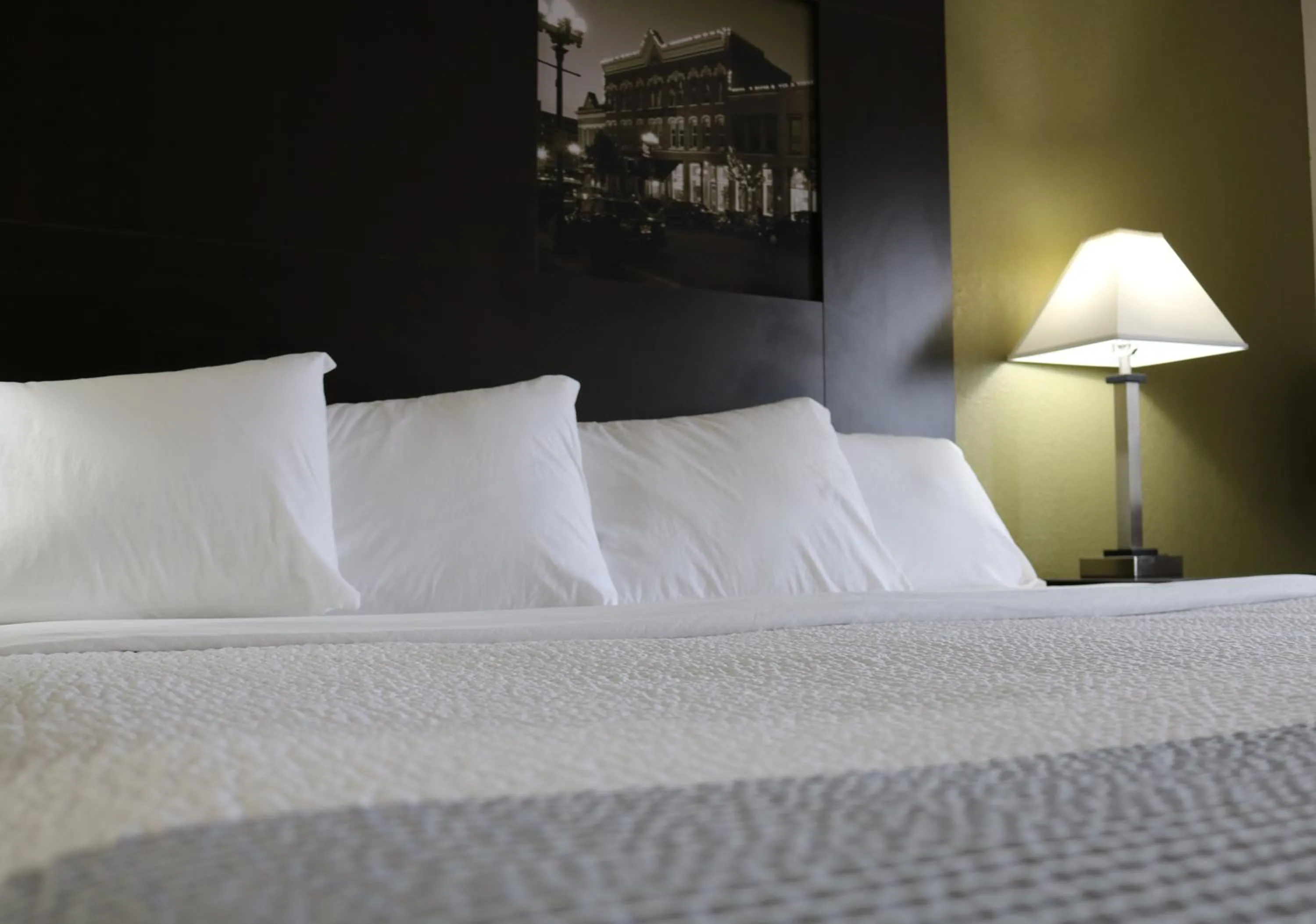 Bed in Super 8 by Wyndham La Crosse