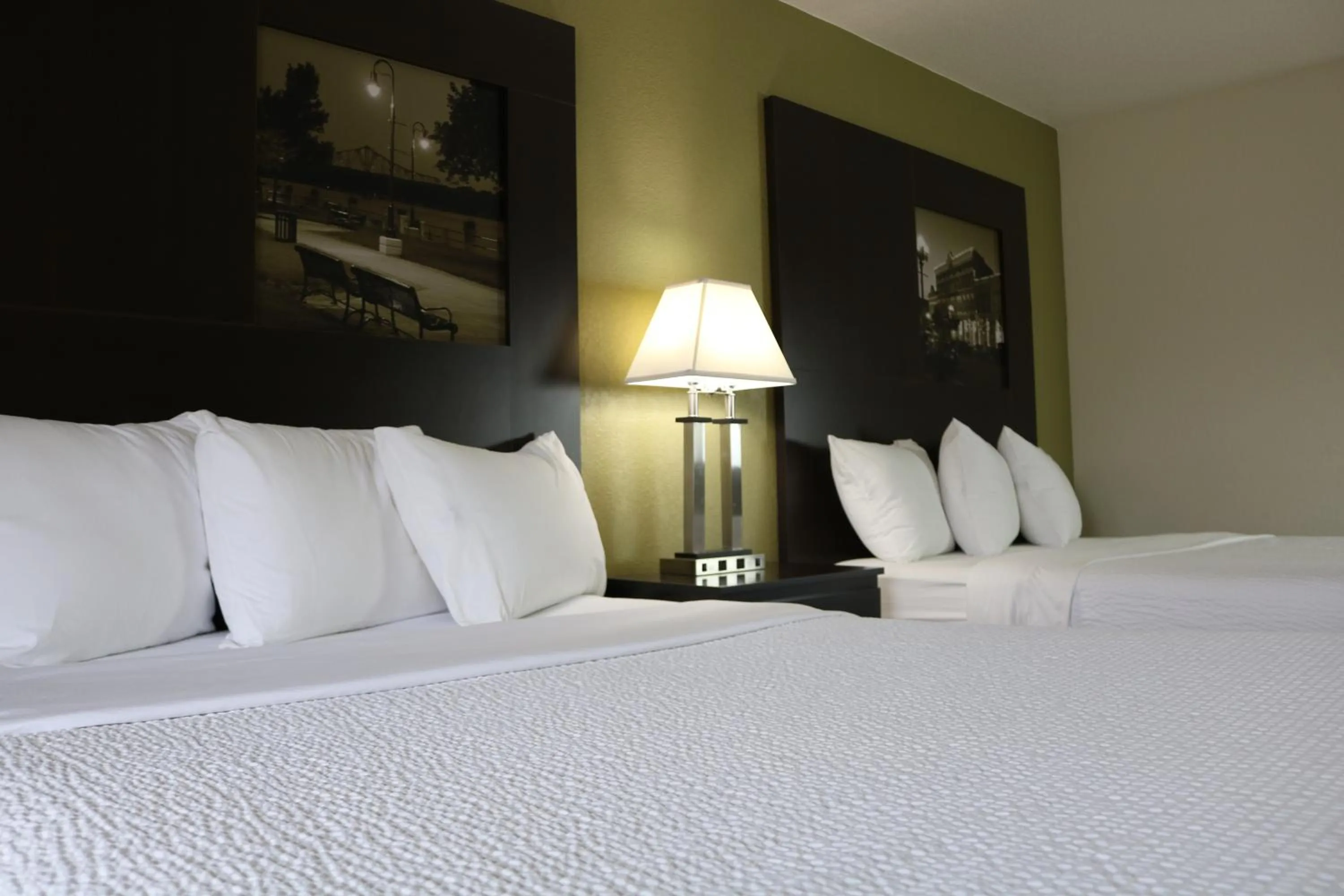 Bed in Super 8 by Wyndham La Crosse