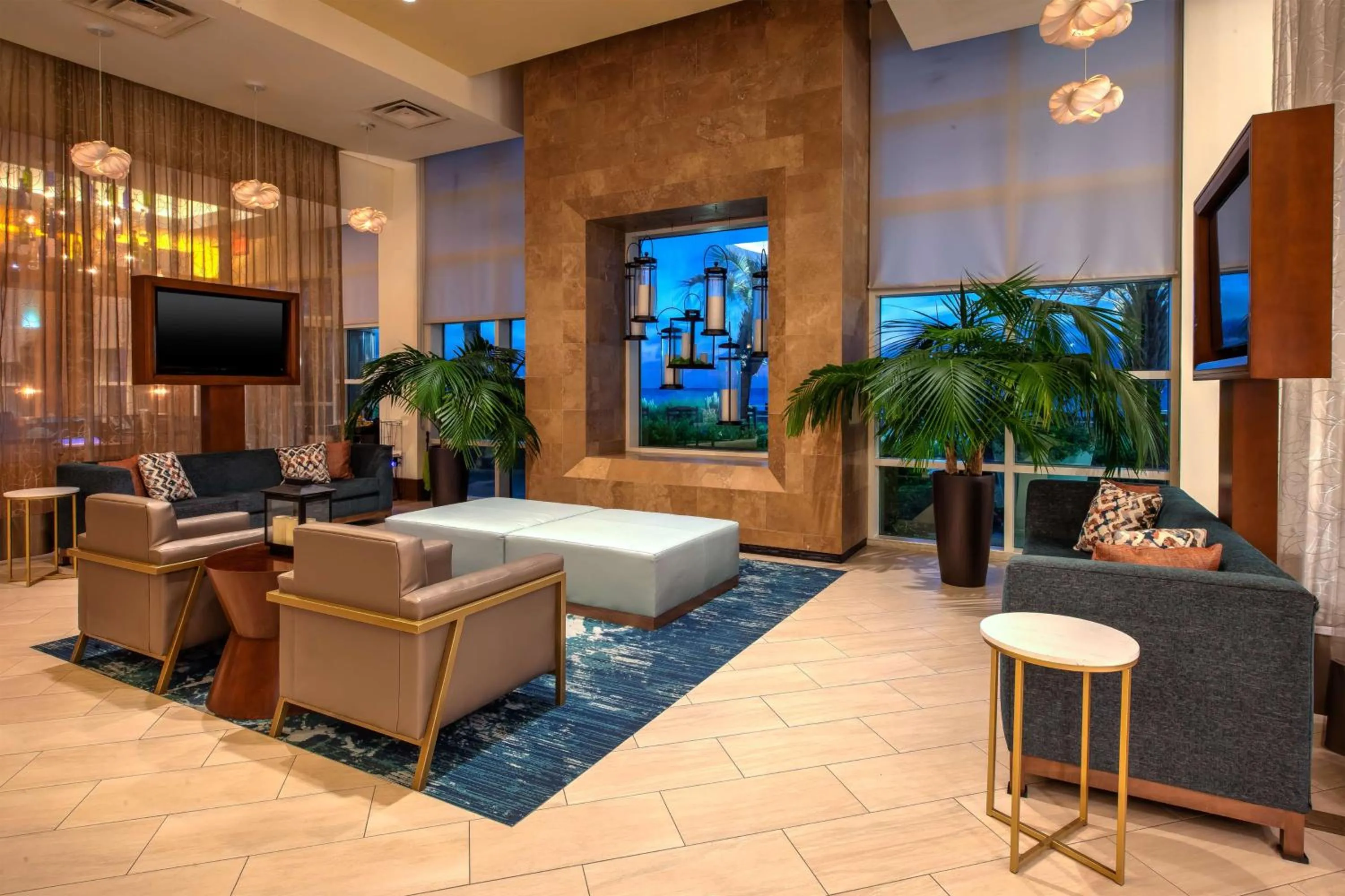 Lobby or reception in Hilton Garden Inn Virginia Beach Oceanfront
