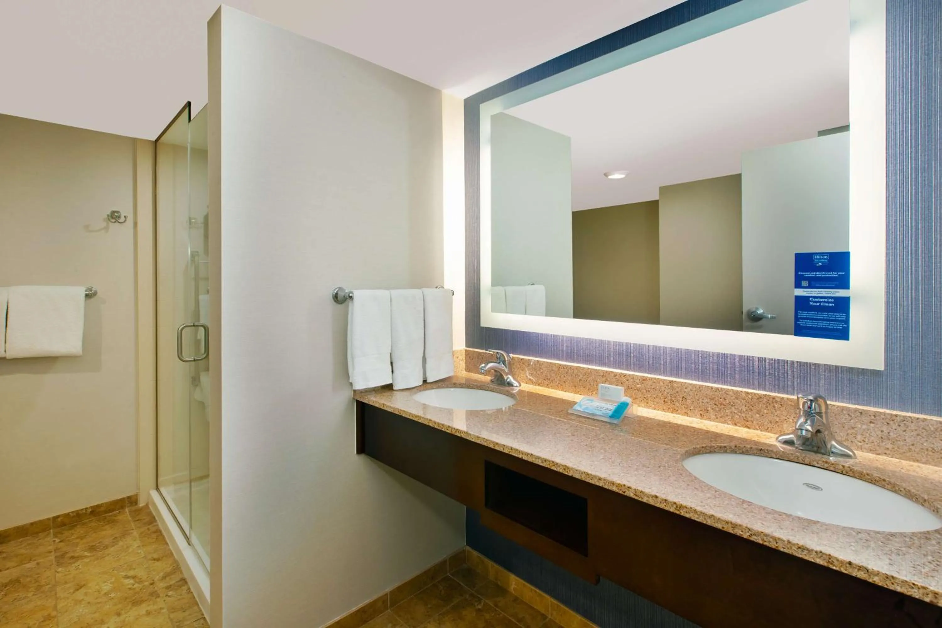 Bathroom in Hilton Garden Inn Virginia Beach Oceanfront