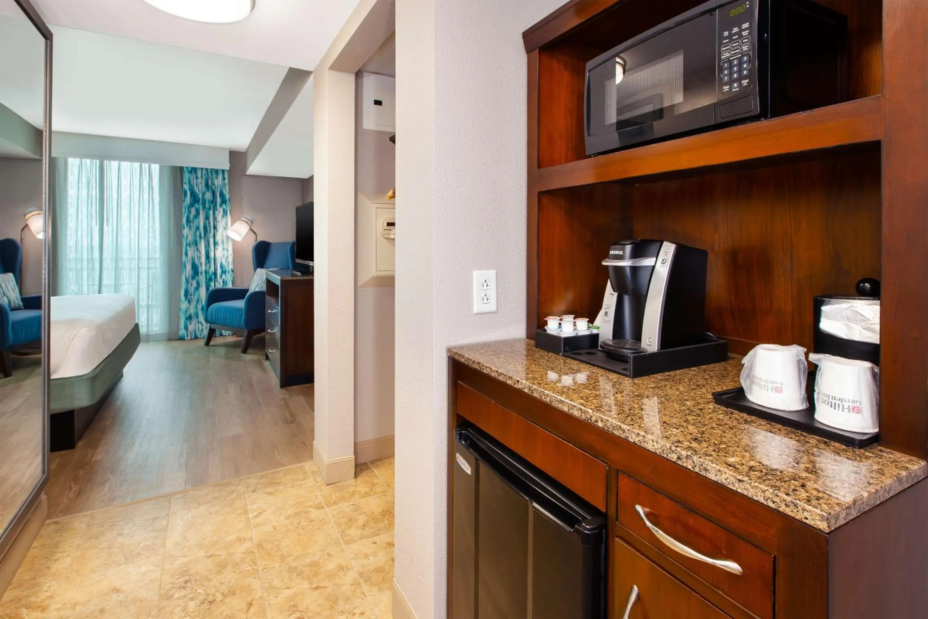 Photo of the whole room in Hilton Garden Inn Virginia Beach Oceanfront