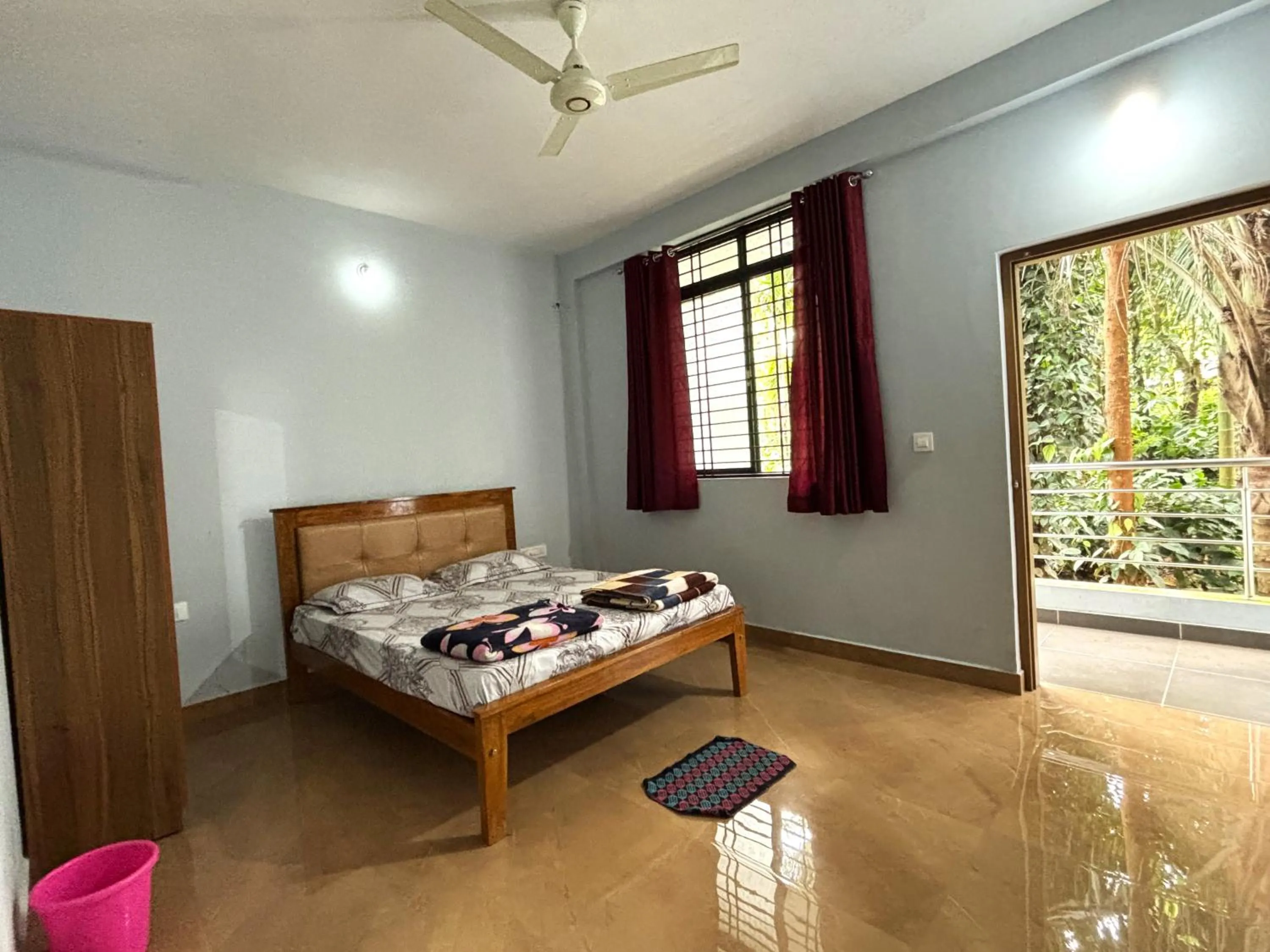 Bedroom in Sri Swarna Darvi Lodge Horanadu