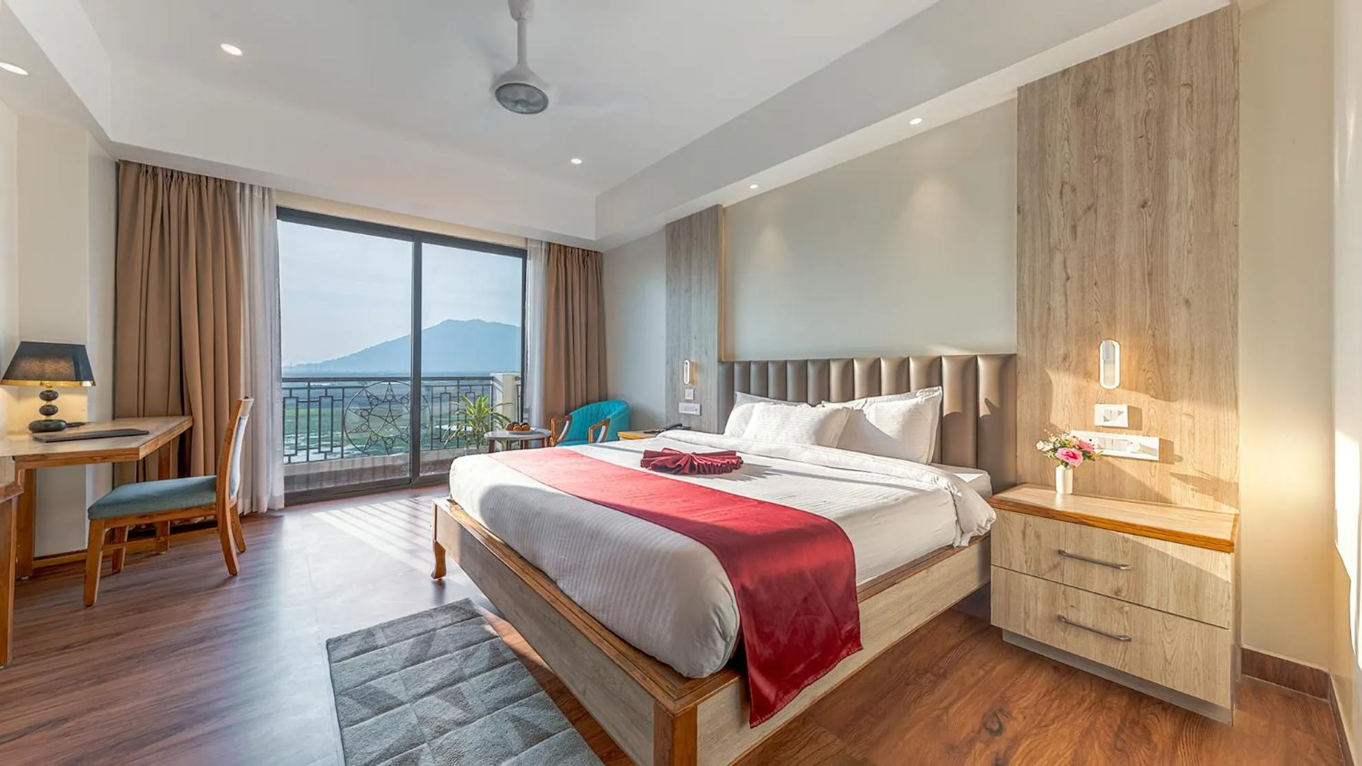 Bed in Mystique Mayong Resort