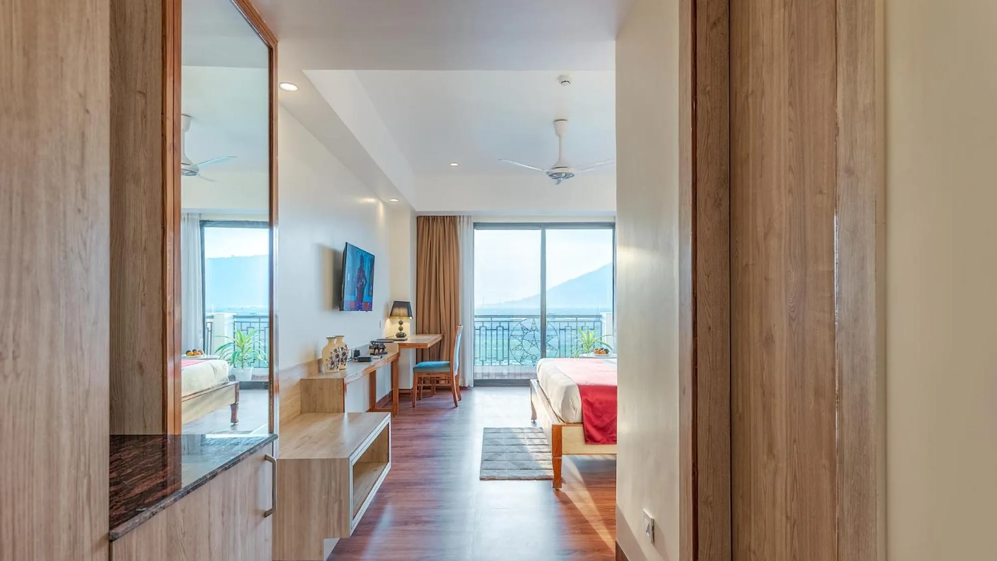 Bed in Mystique Mayong Resort