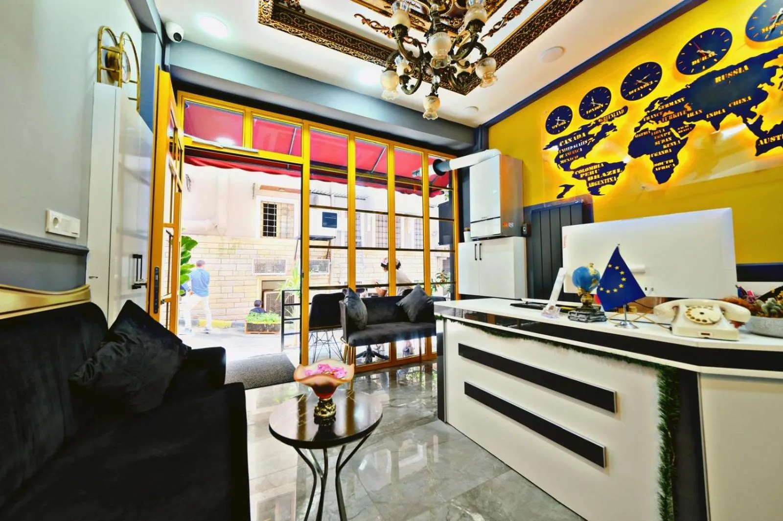 Lobby or reception in Yellow Mansion