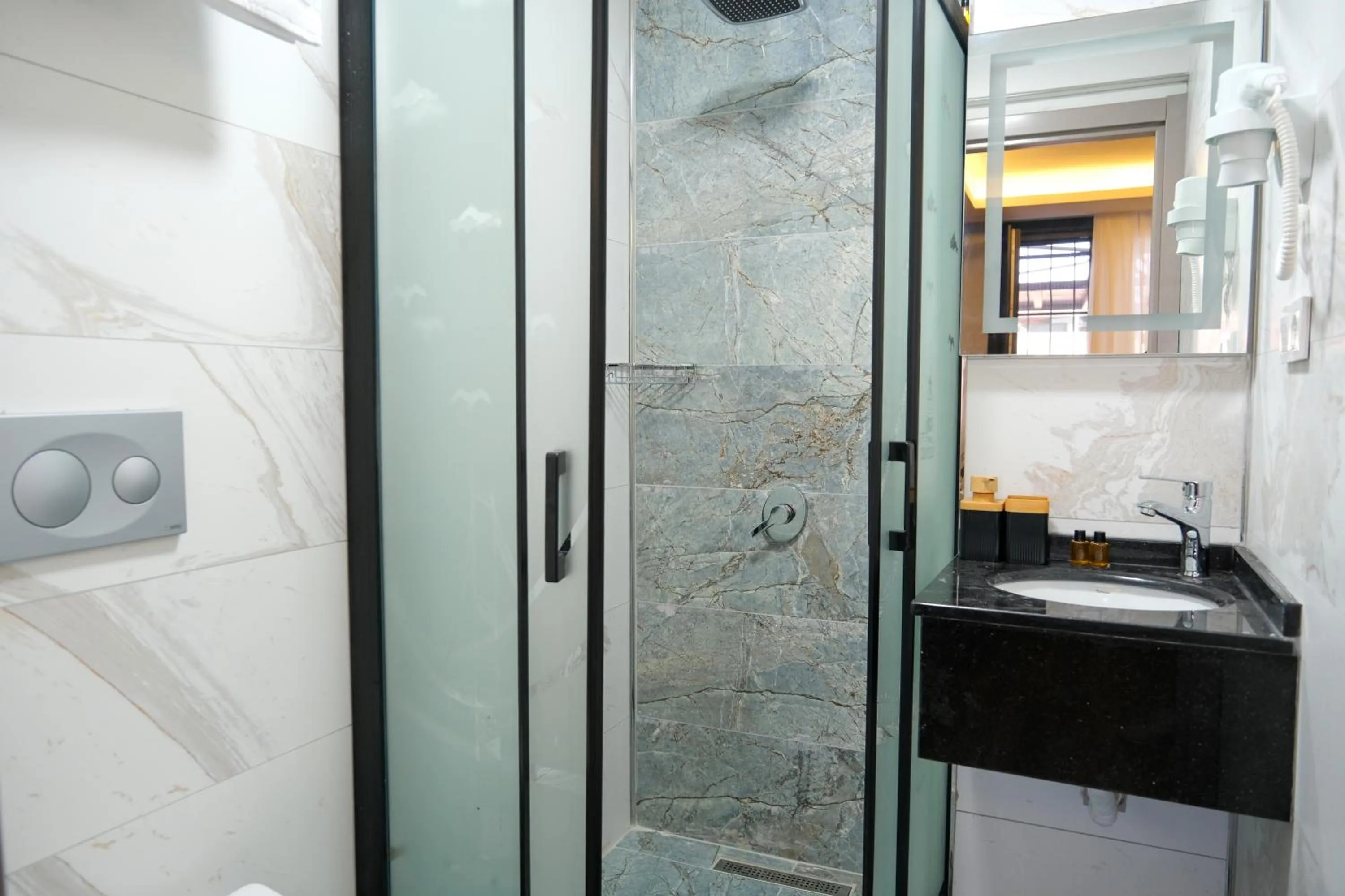 Shower in Yellow Mansion