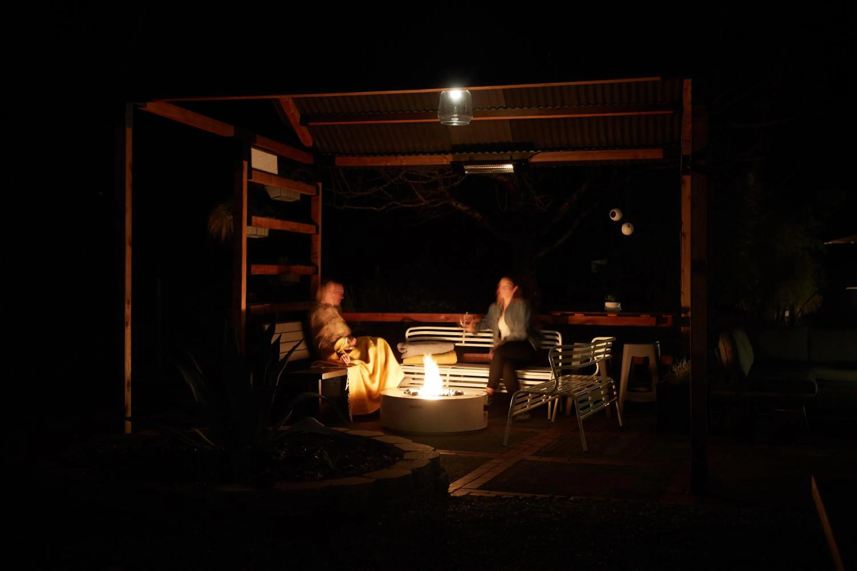 Night in Mine and Farm, The Inn at Guerneville, CA