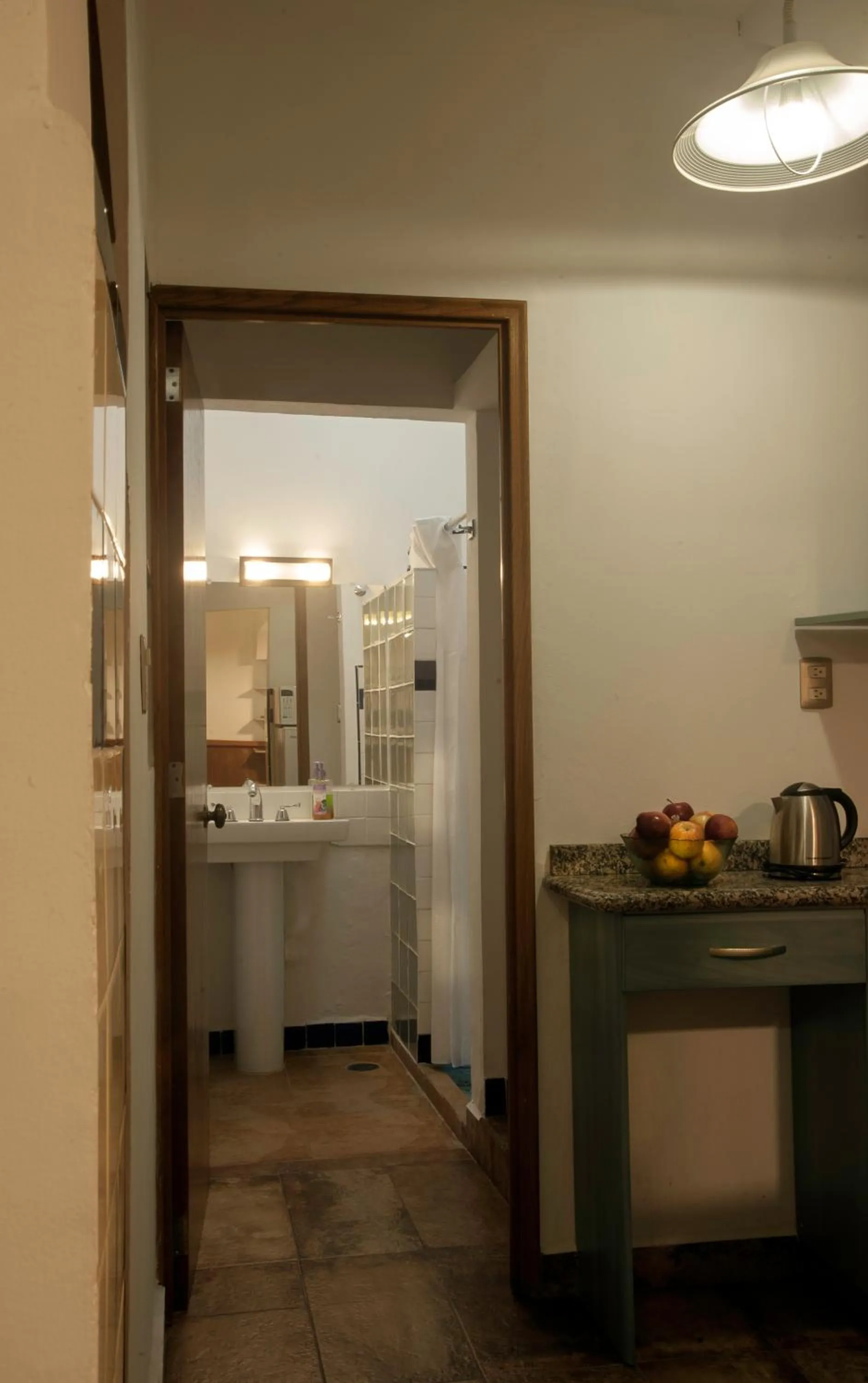 Shower in Chalet del Carmen, Coyoacán