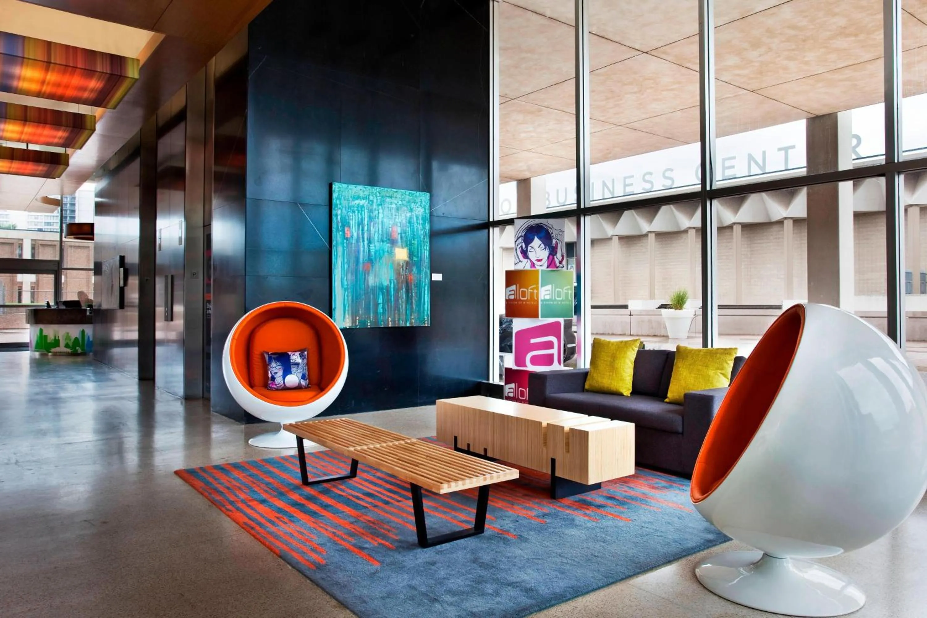 Lobby or reception in Aloft Tulsa Downtown