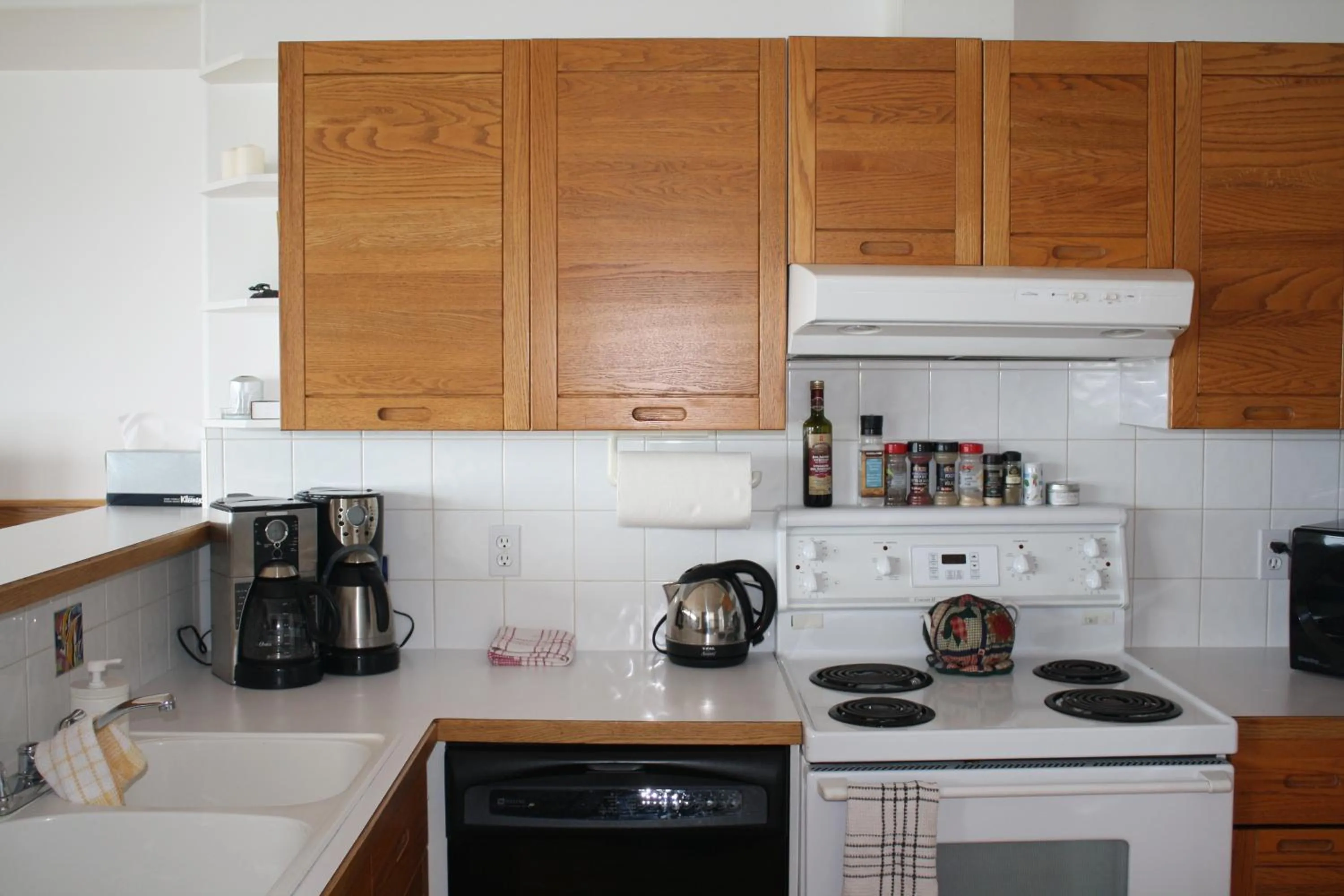 Kitchen or kitchenette in Orca Lodge