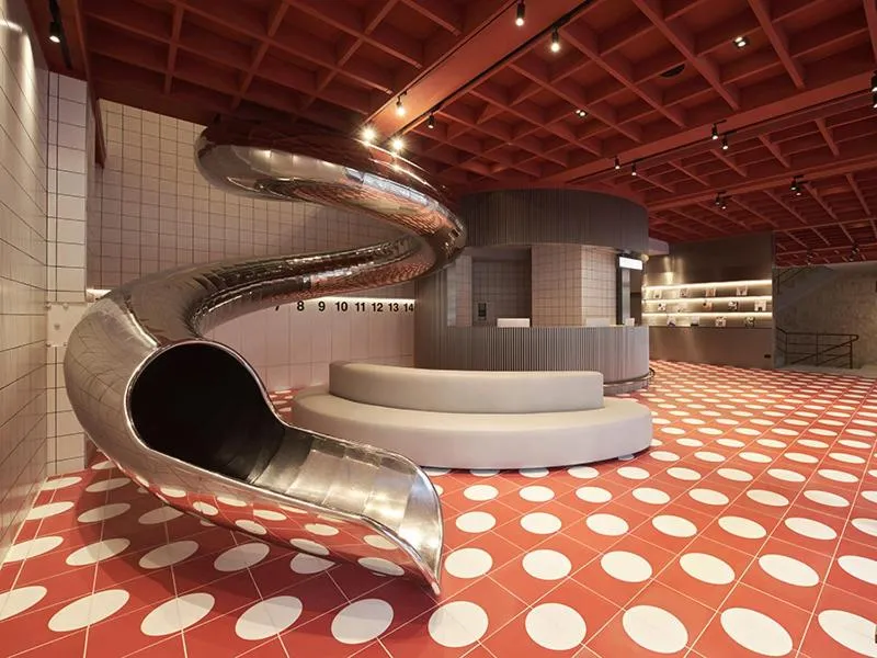 Decorative detail in Red Dot Hotel