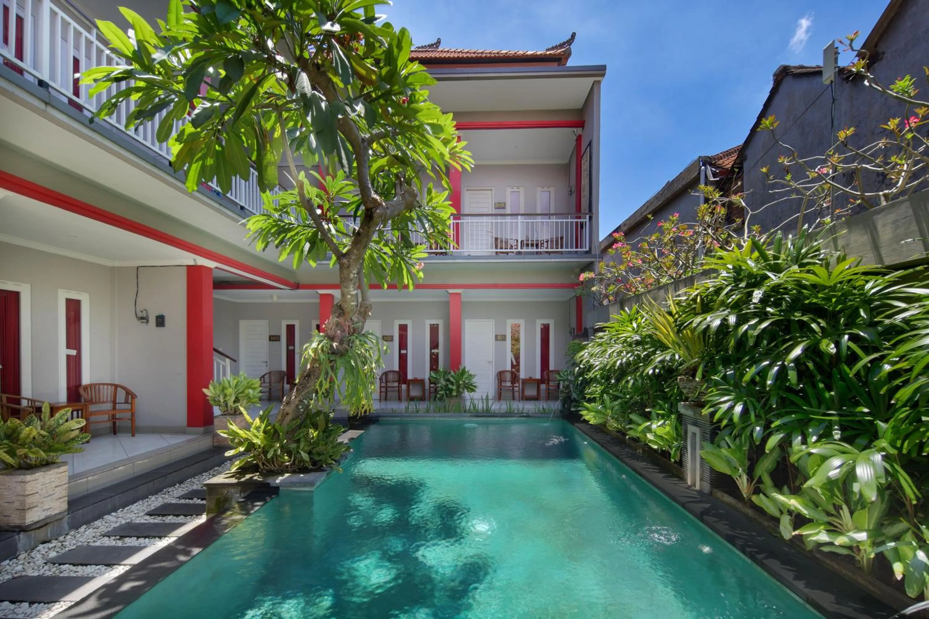 Swimming pool in Angkul Angkul Beach Inn Kuta by Kamara