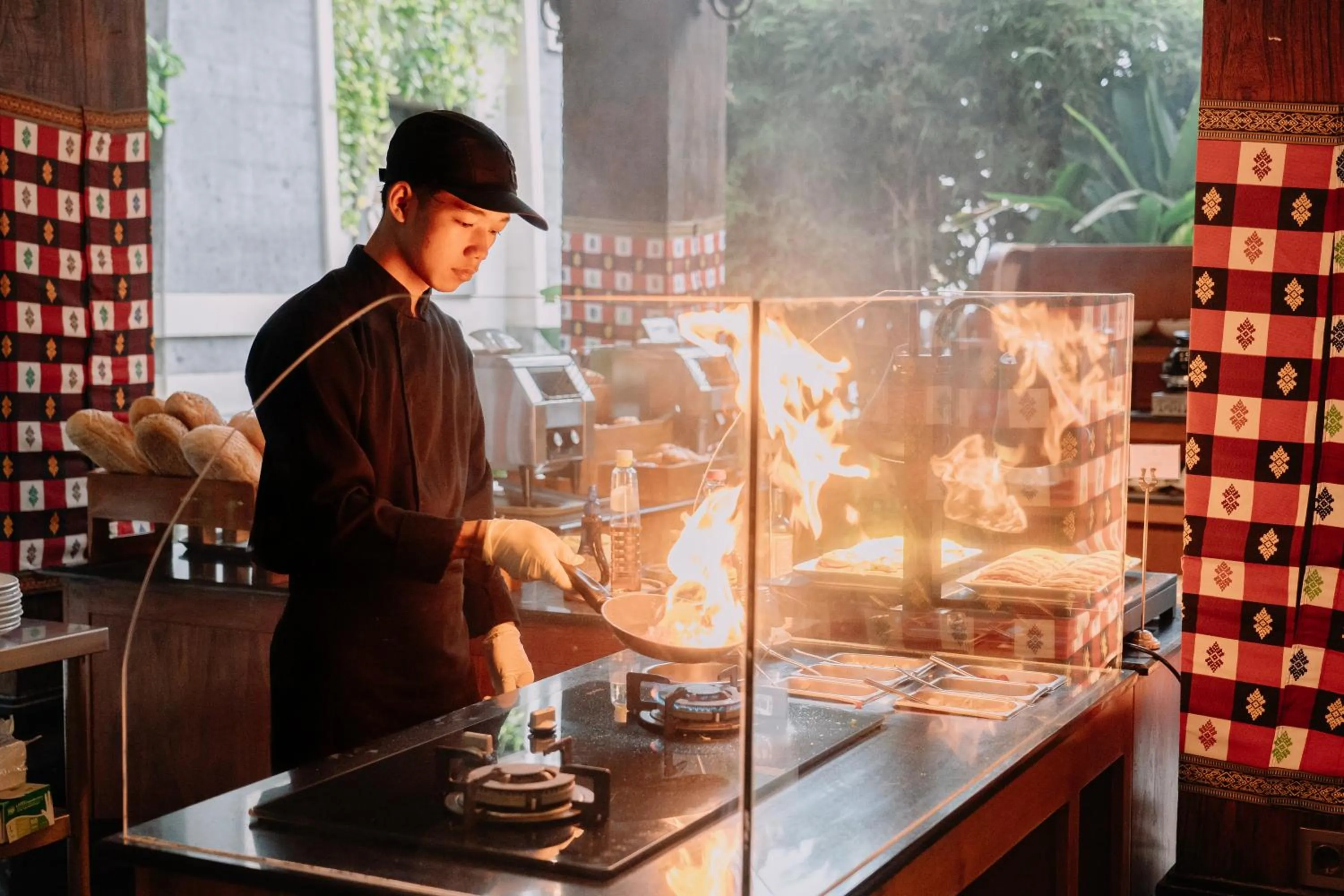 Breakfast in Astagina Resort Villa and Spa