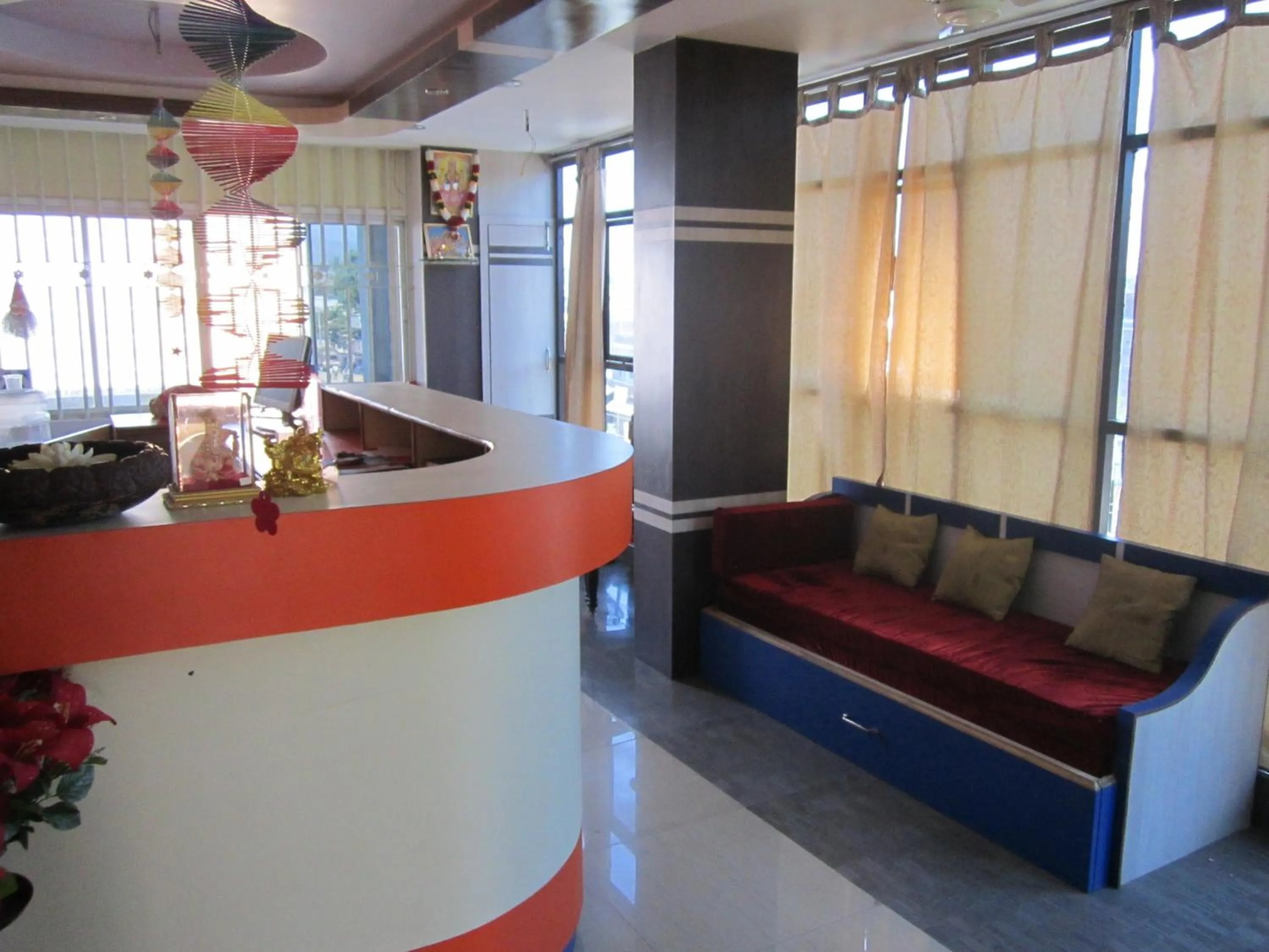 Lobby or reception in Ushasree Residency