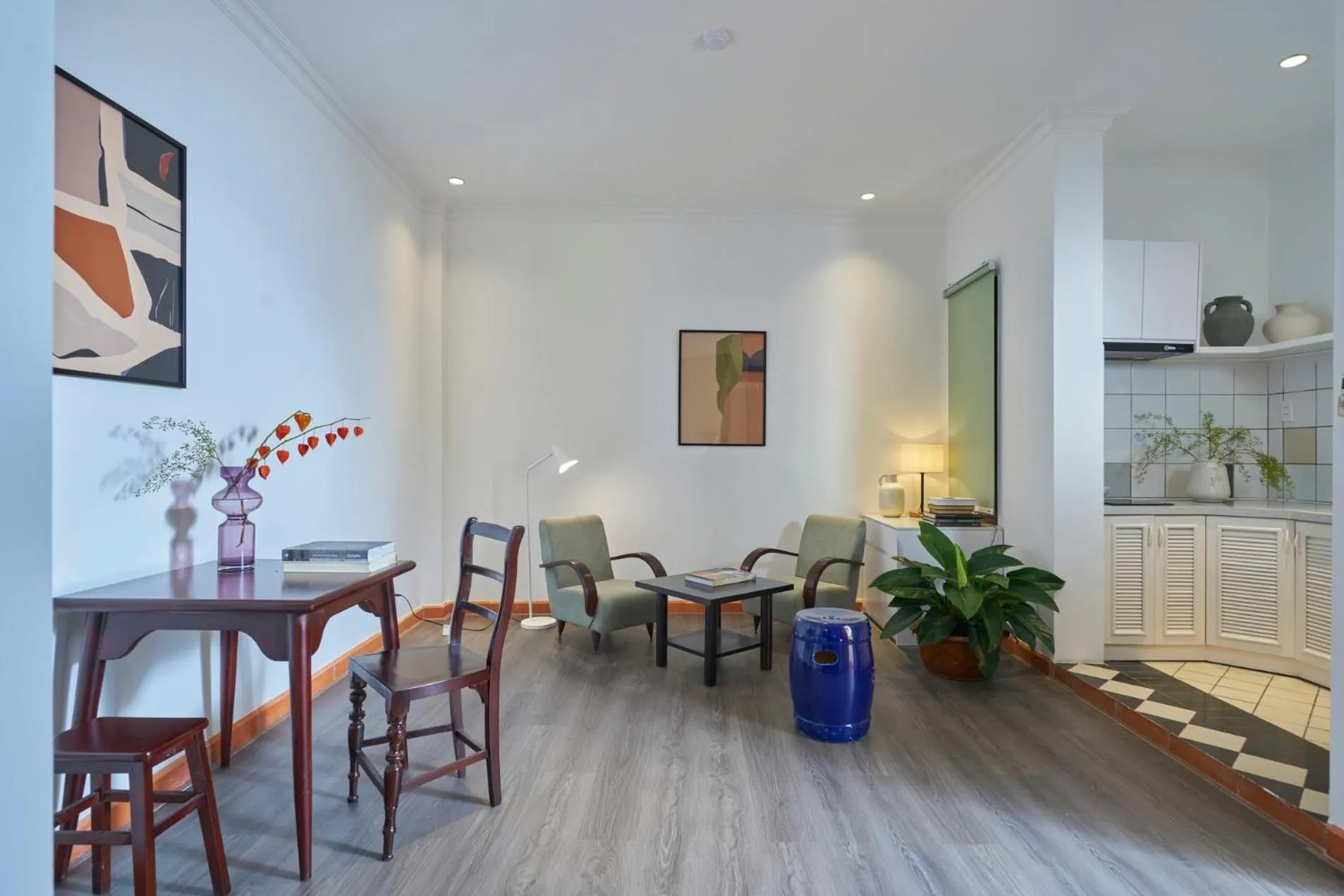 Kitchen or kitchenette in M Village Living Cách Mạng Tháng 8