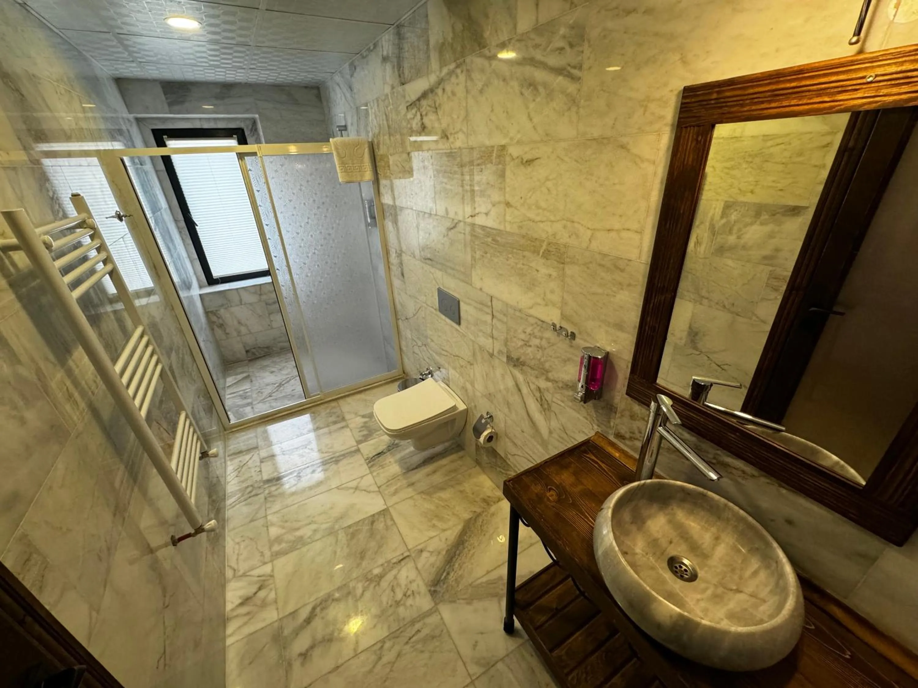 Shower in Rustic Caves