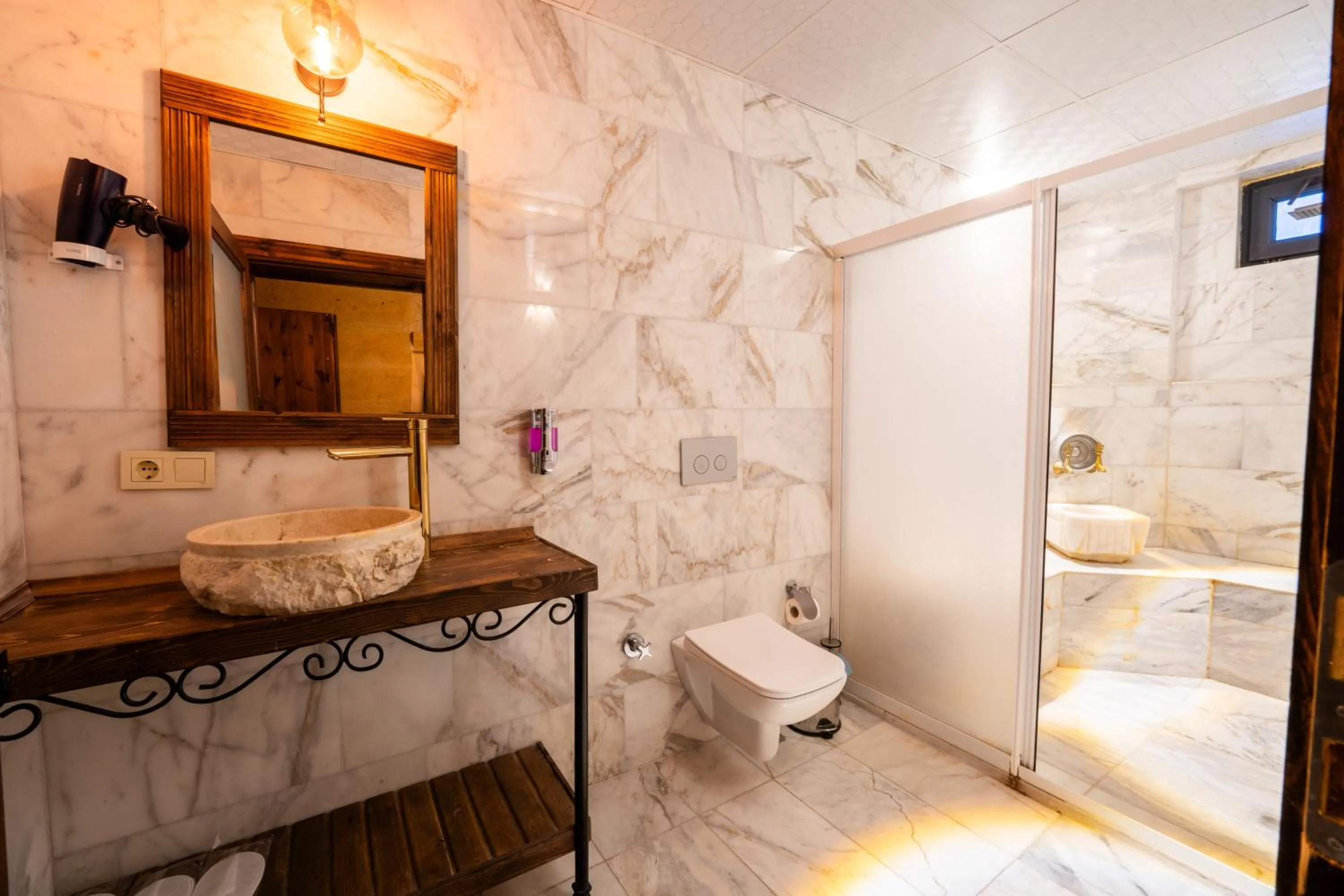 Toilet in Rustic Caves