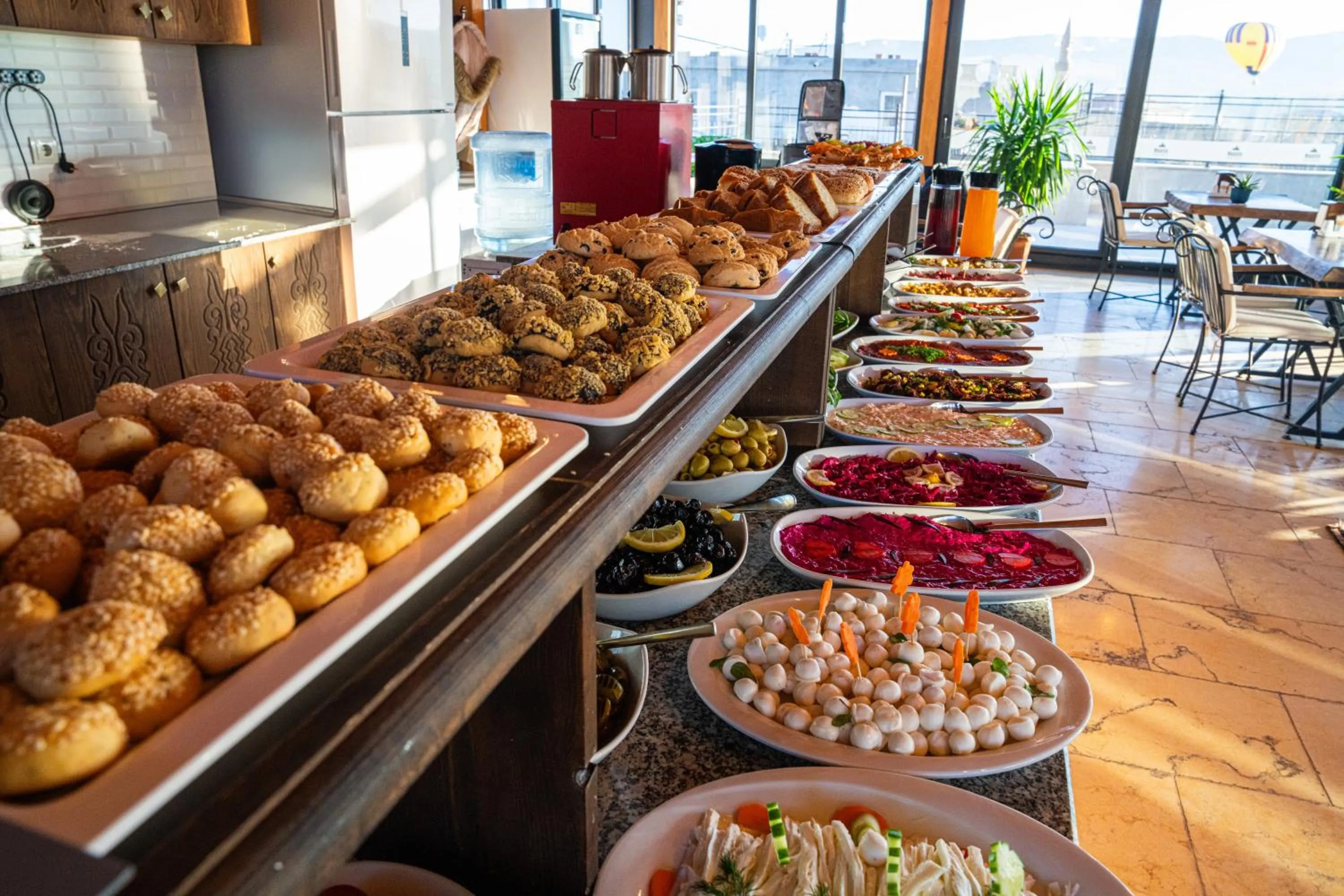 Breakfast in Rustic Caves