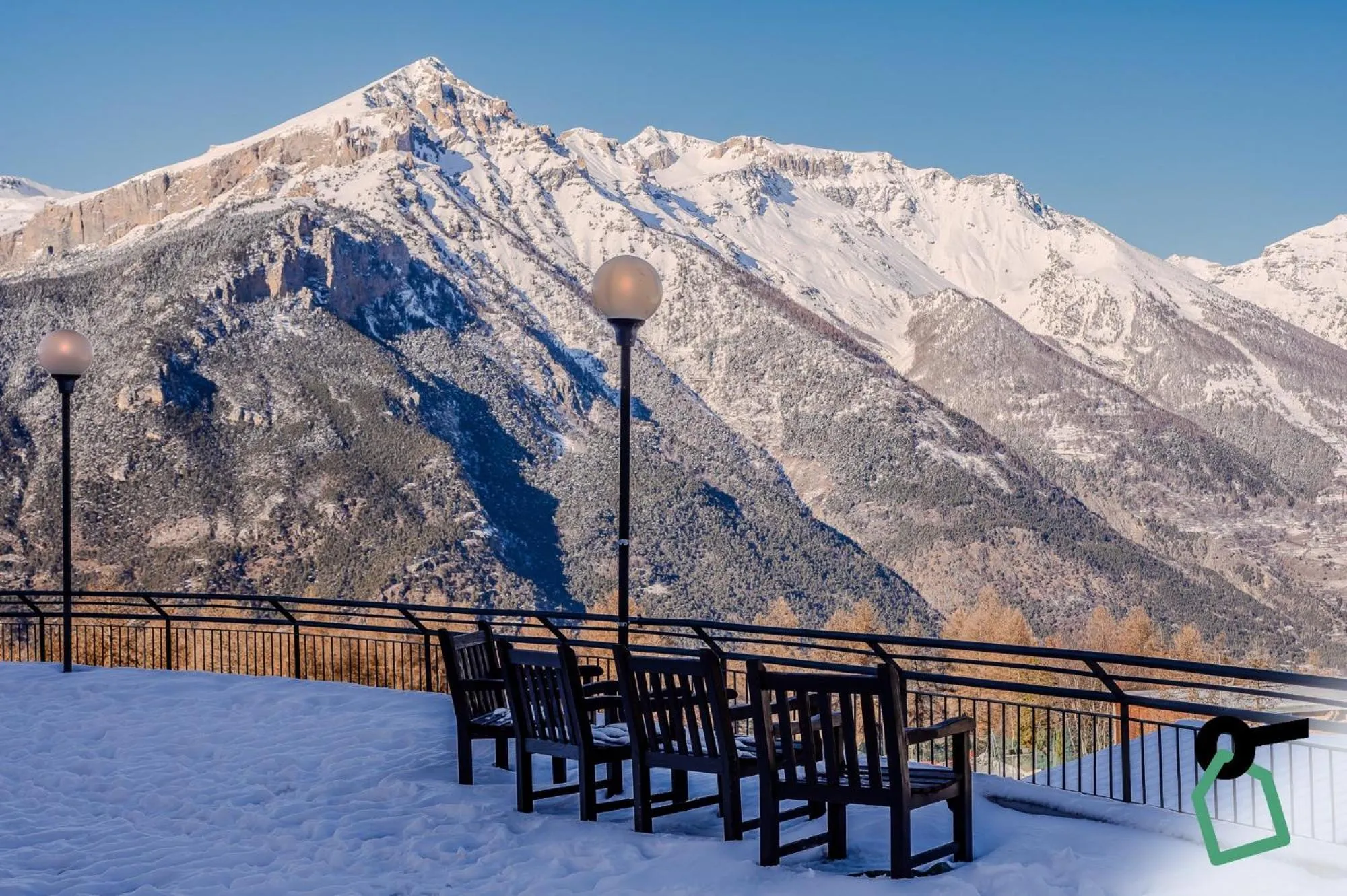 Mountain view in Hotiday Sauze Torre