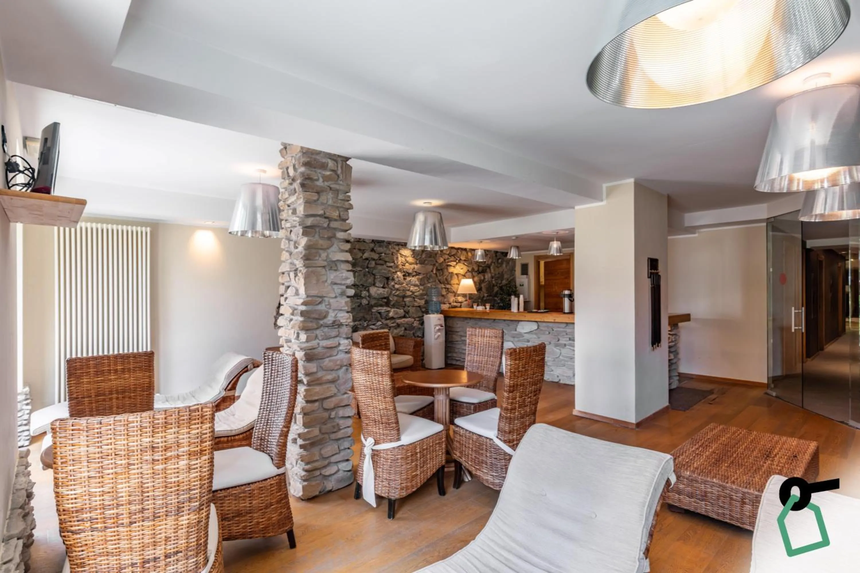 Seating area in Hotiday Sauze Torre