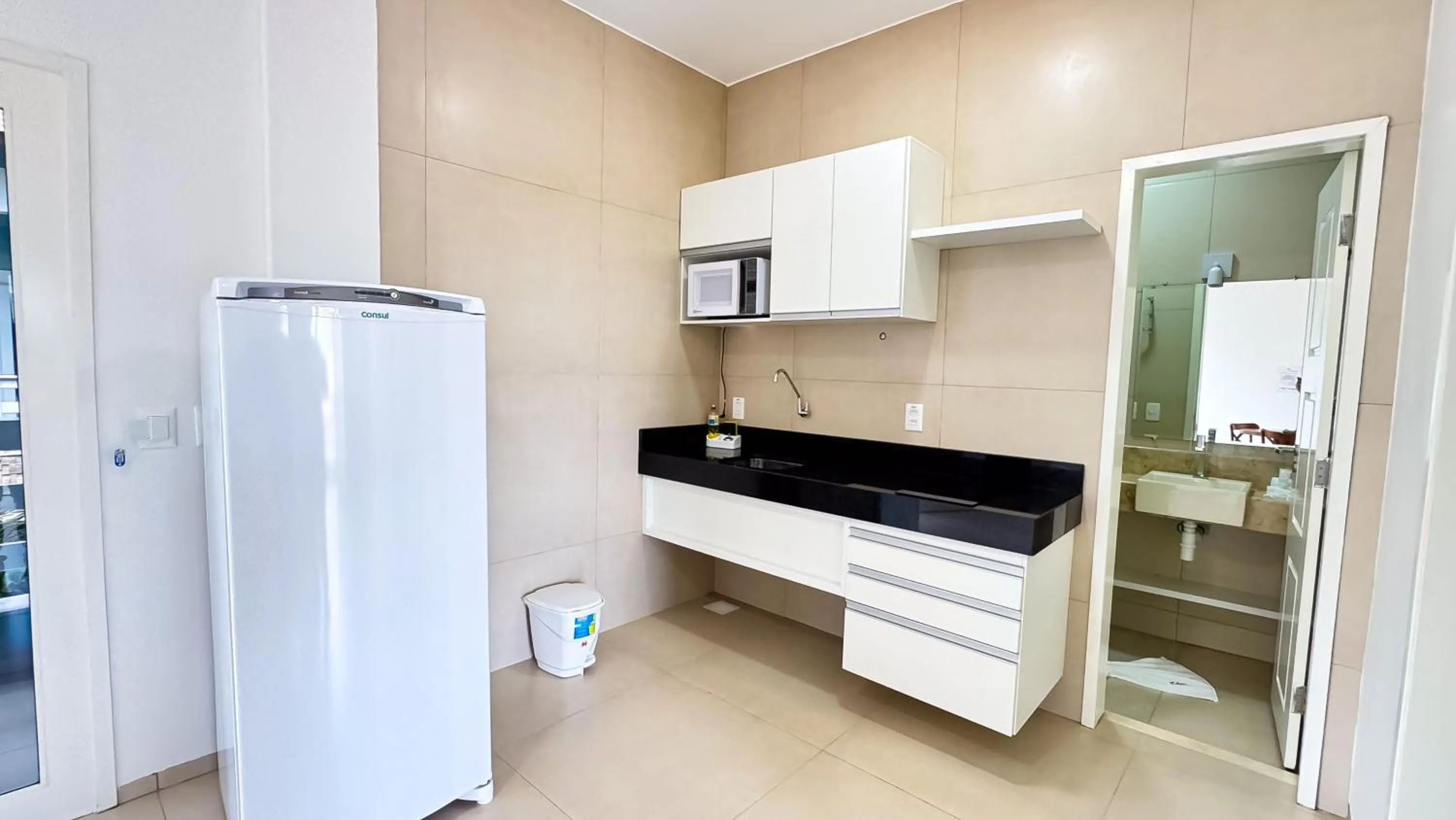 Kitchen or kitchenette in Pousada Diane