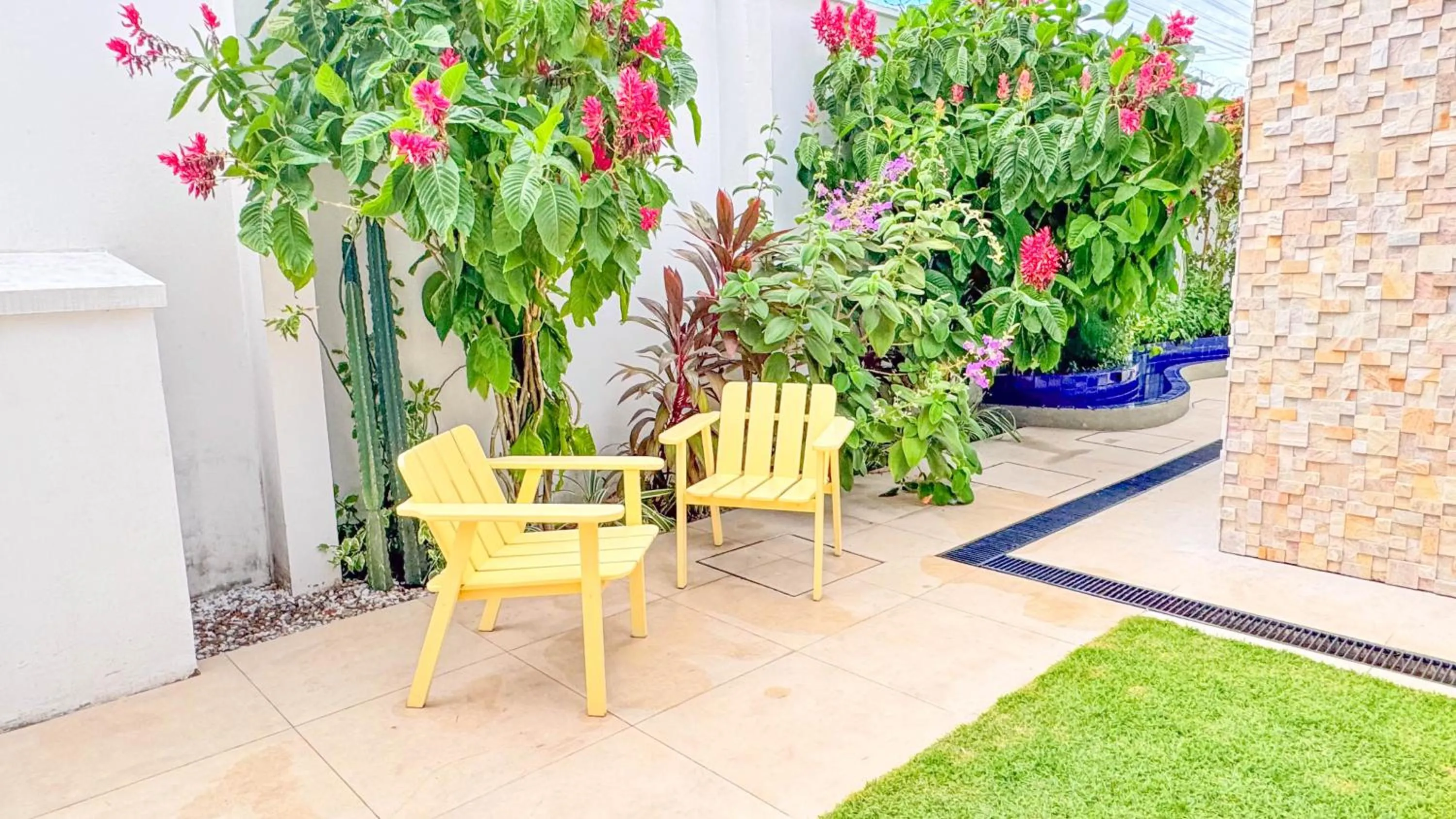 Garden in Pousada Diane