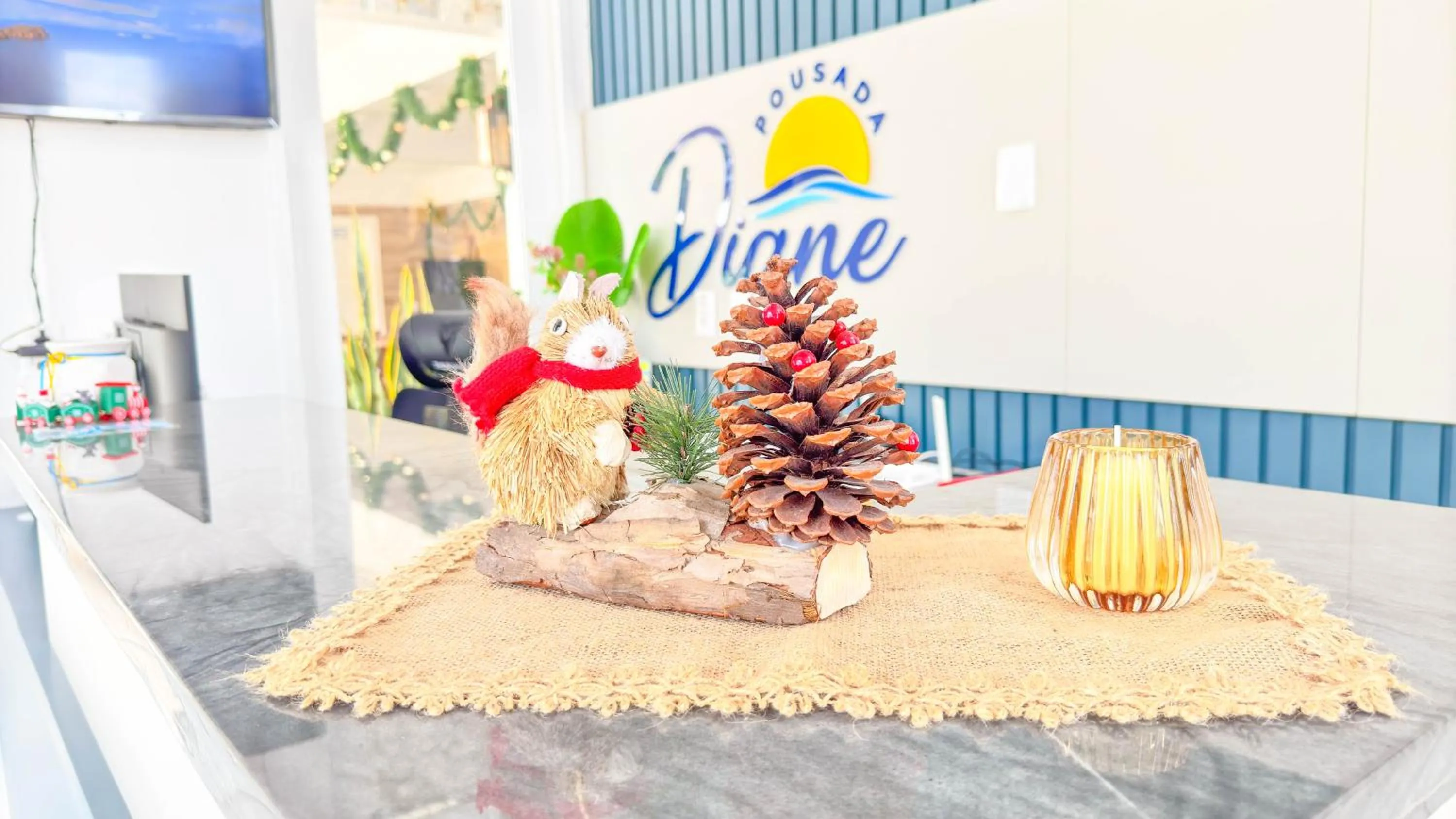 Decorative detail in Pousada Diane