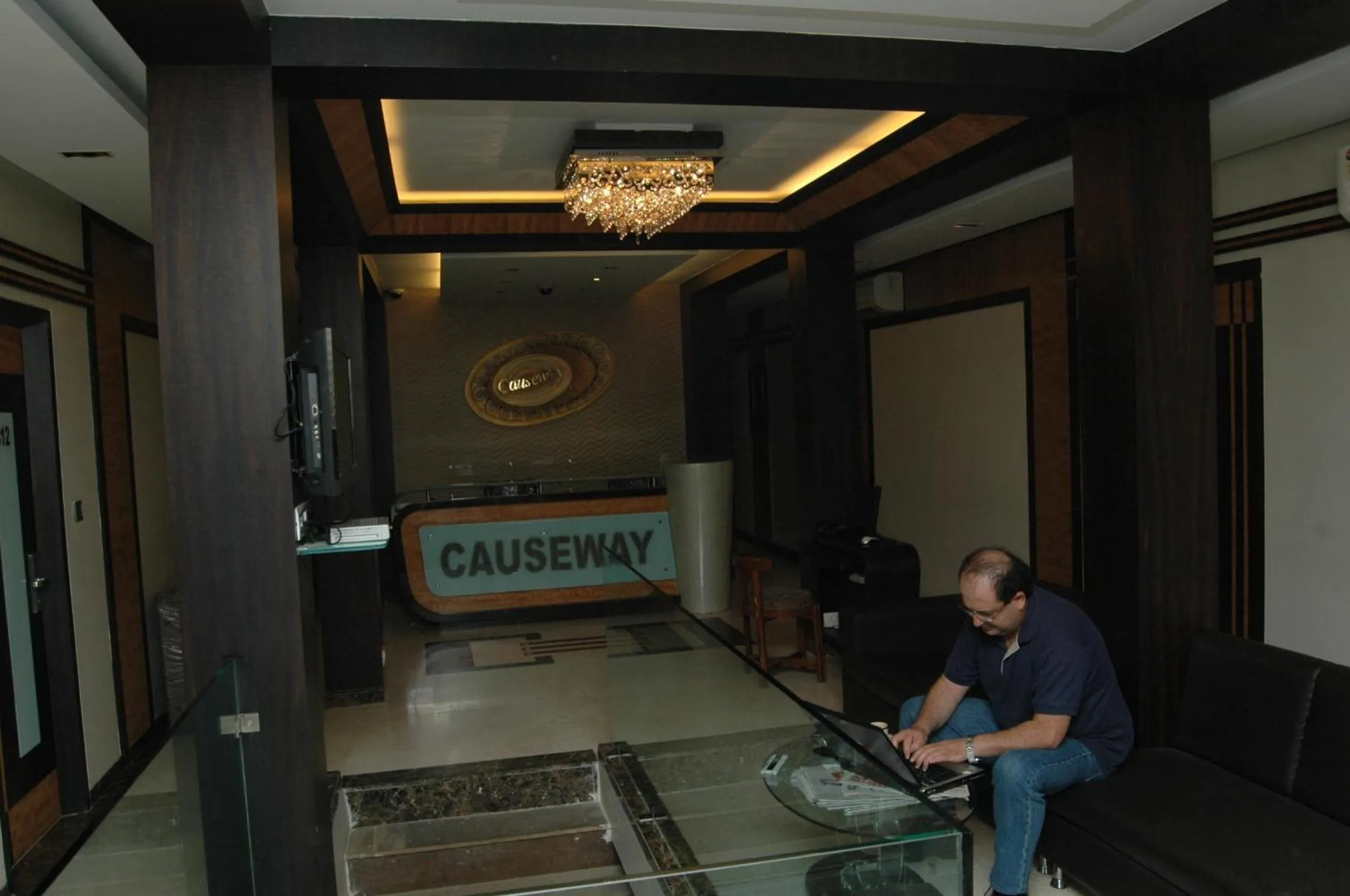 Lobby or reception in Hotel Causeway, Colaba
