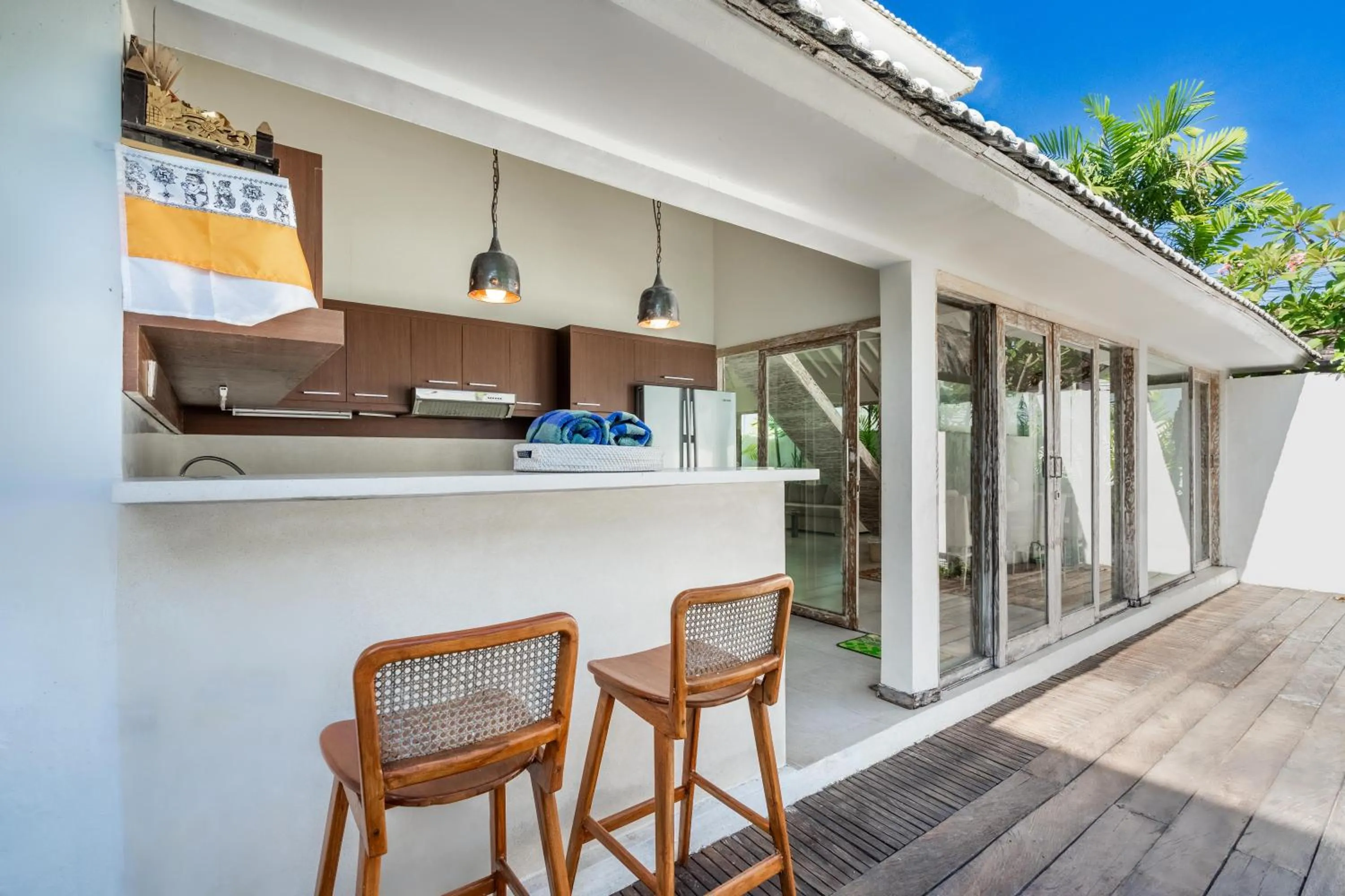 Kitchen or kitchenette in Villa Oberoi