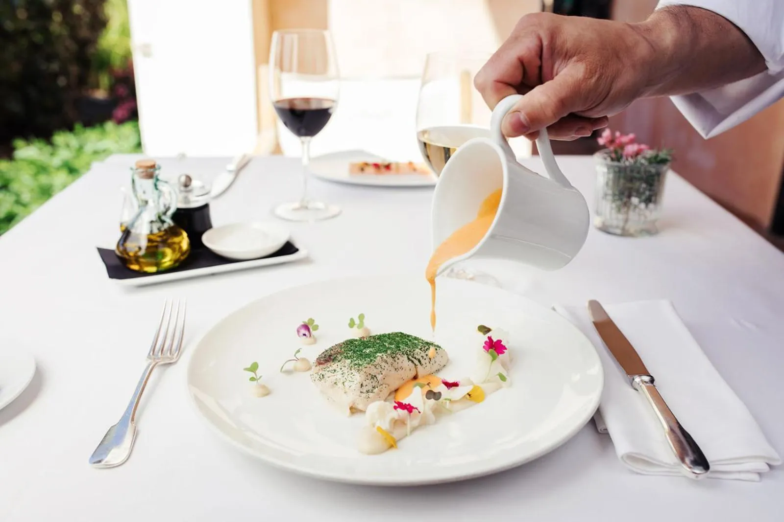 Food in Faustino Gran Relais & Chateaux