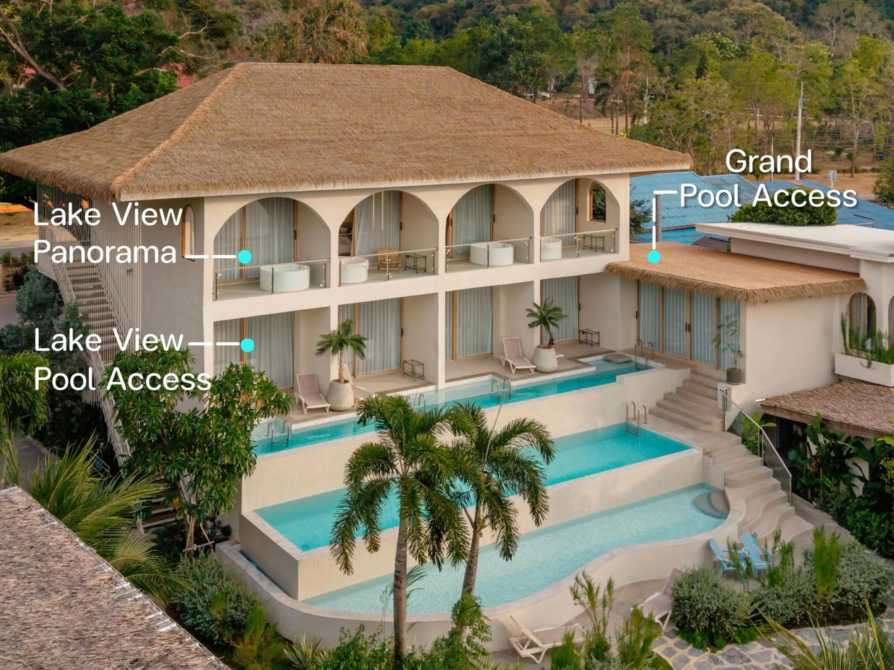 Property building in Le La Lake Resort and Spa