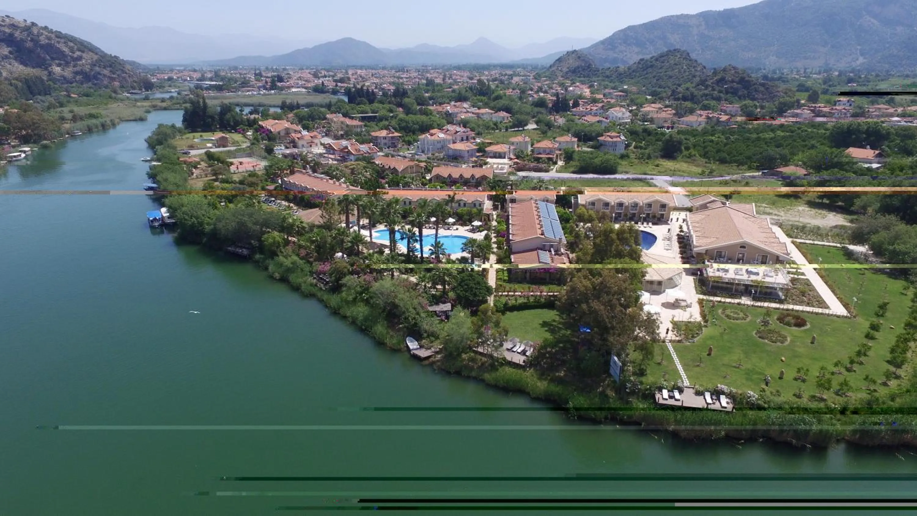 Bird's eye view in Dalyan Resort & Spa
