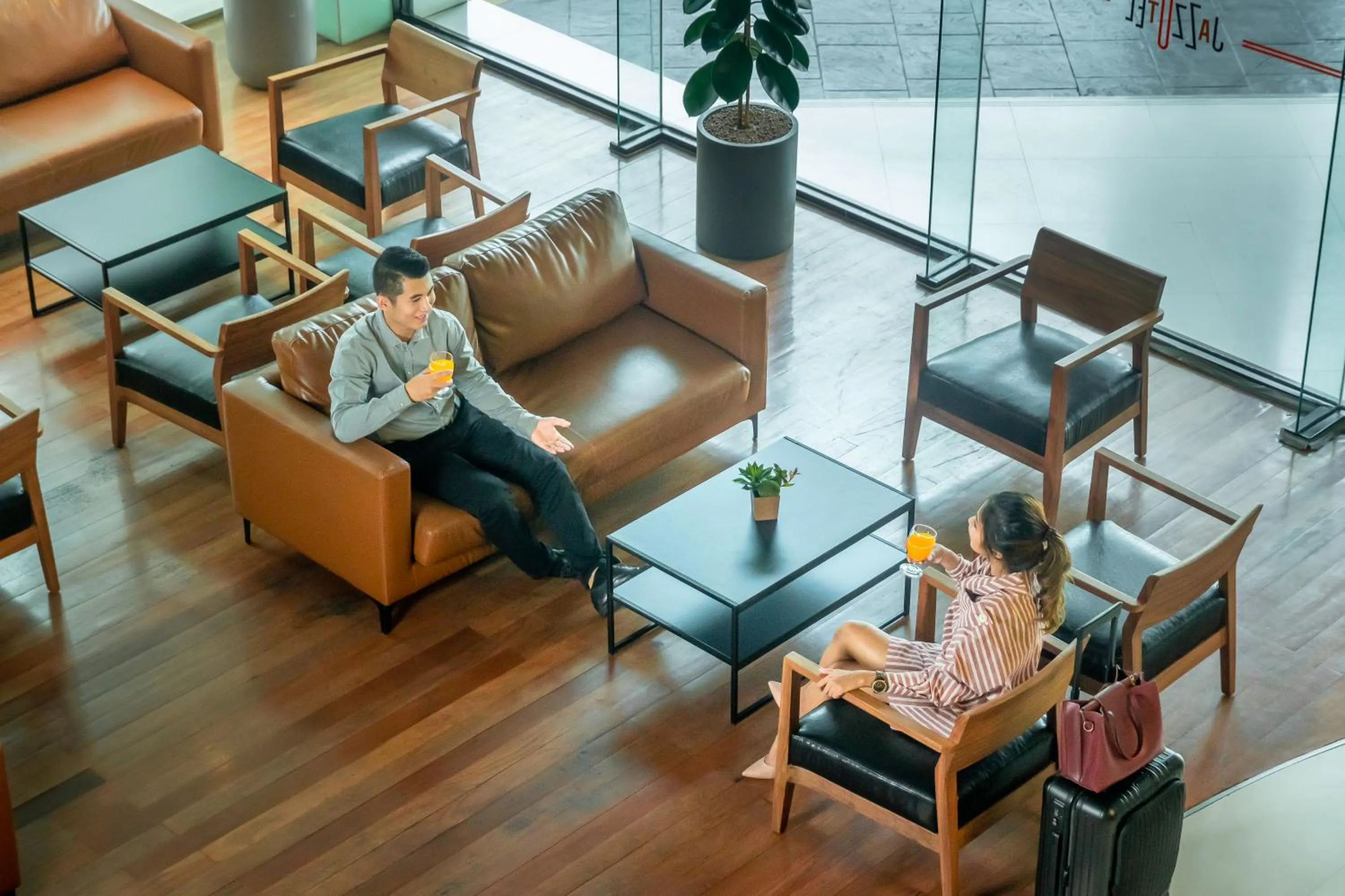 Lobby or reception in Jazzotel Bangkok
