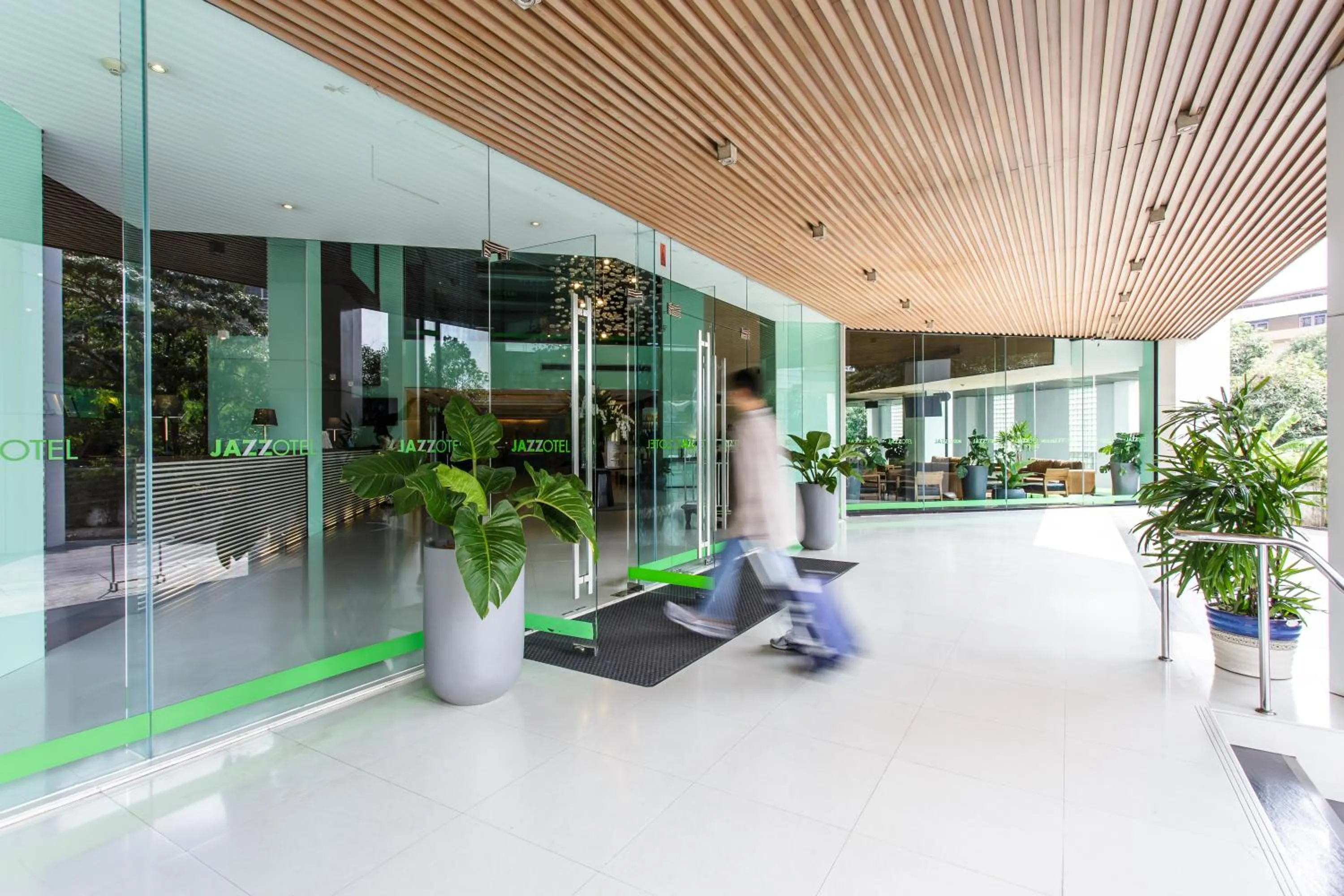 Facade/entrance in Jazzotel Bangkok
